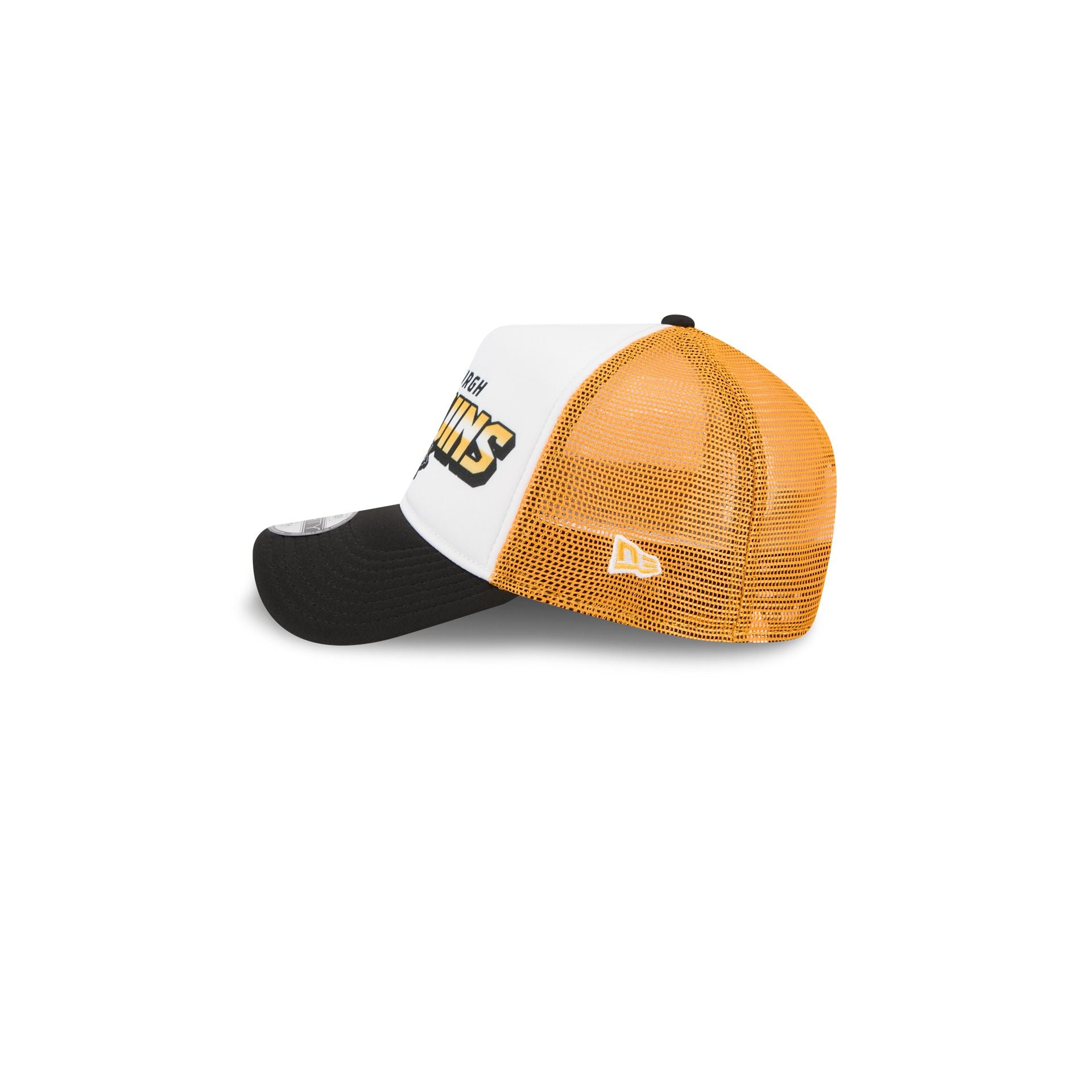 Pittsburgh Penguins Shine Kids 9FORTY A-Frame Trucker Hat - Image 4