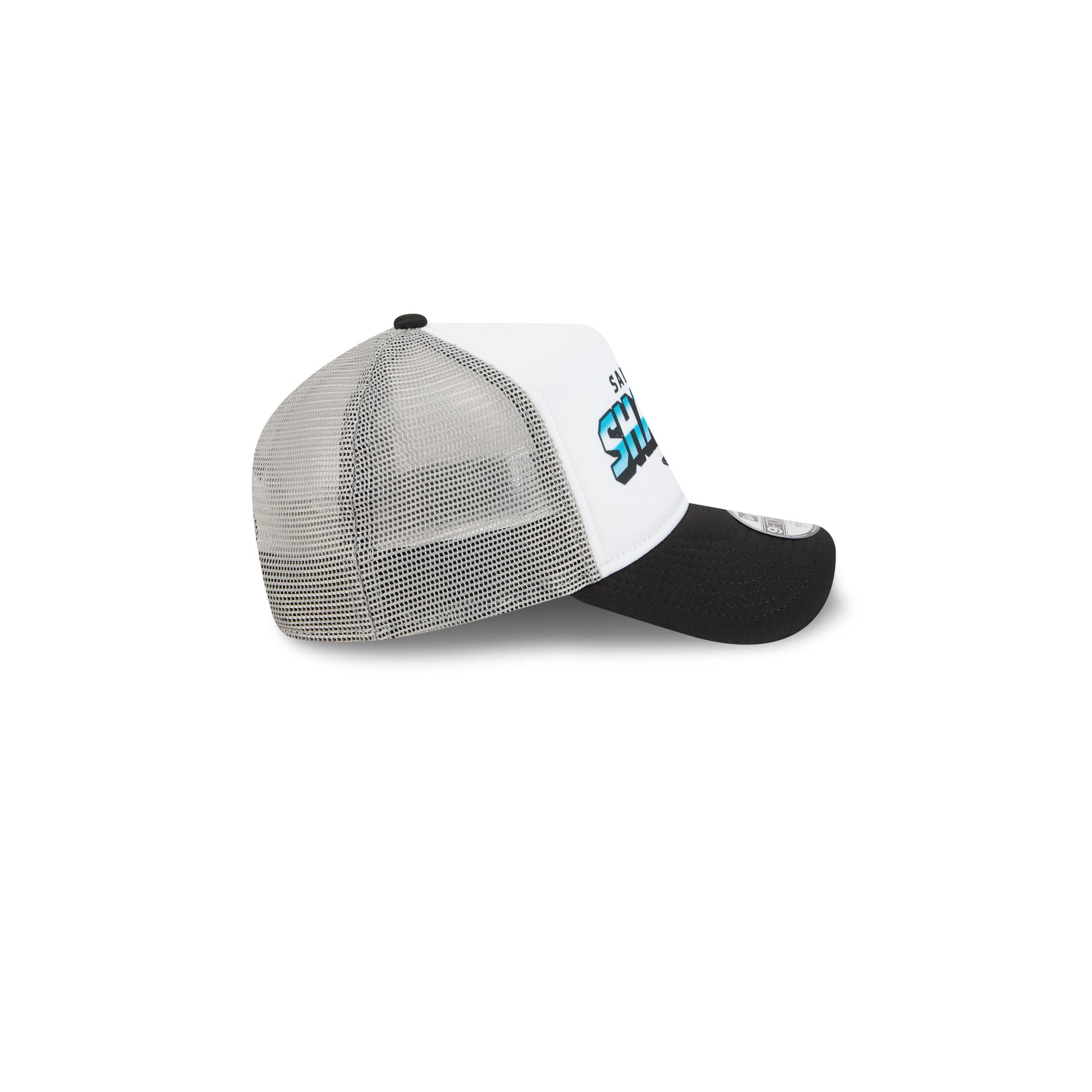 San Jose Sharks Shine Kids 9FORTY A-Frame Trucker Hat - Image 5