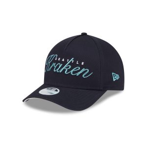 Seattle Kraken Metallic Women's 9FORTY M-Crown A-Frame Snapback Hat