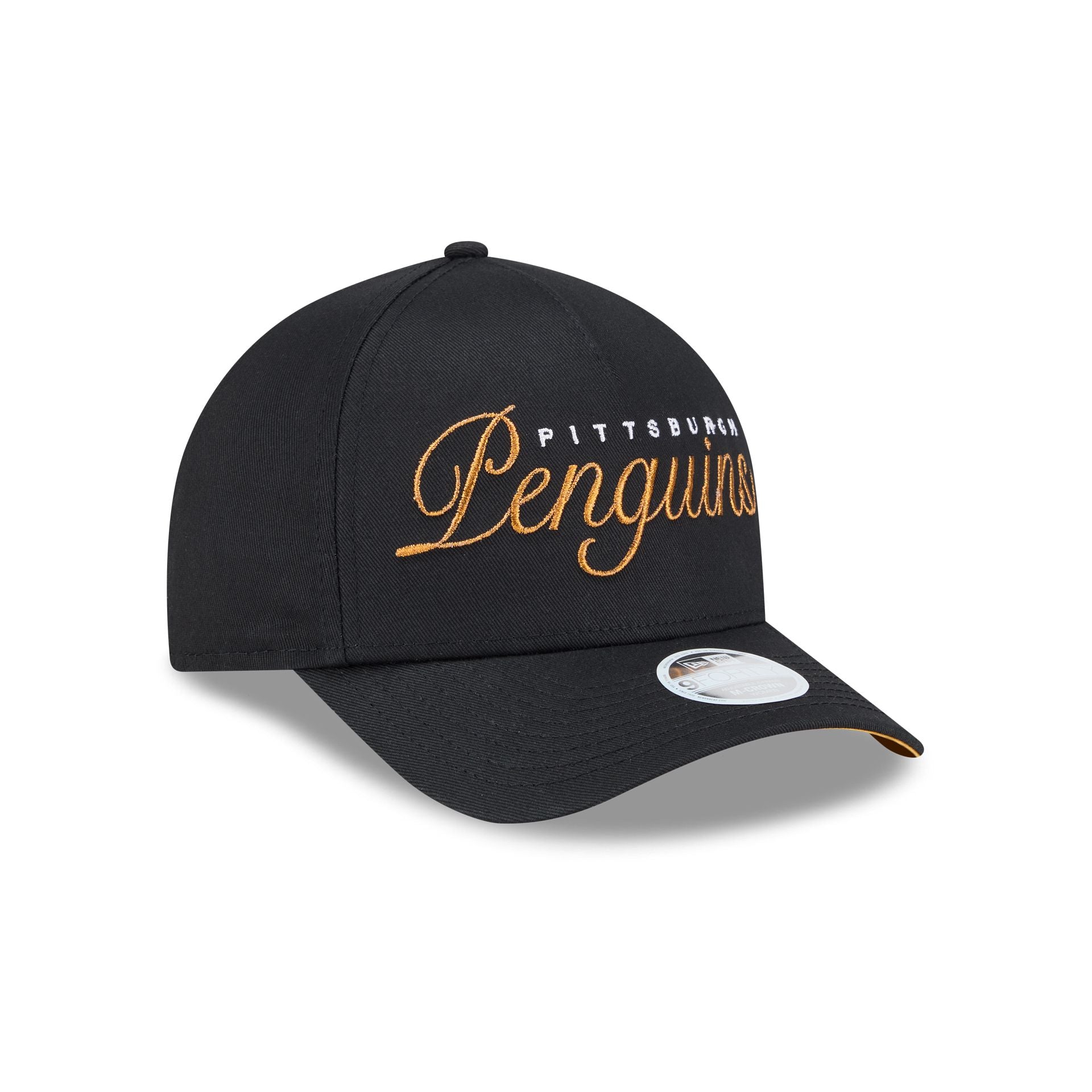 Pittsburgh Penguins Metallic Women's 9FORTY M-Crown A-Frame Snapback Hat - Image 3