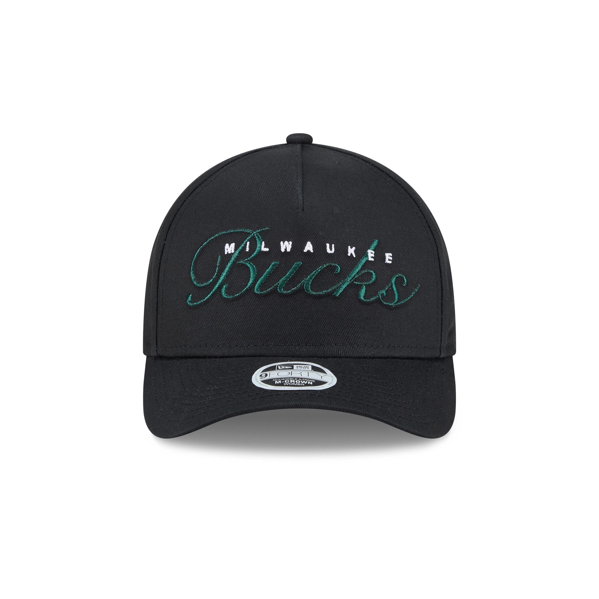 Milwaukee Bucks Metallic Women's 9FORTY M-Crown A-Frame Snapback Hat - Image 2