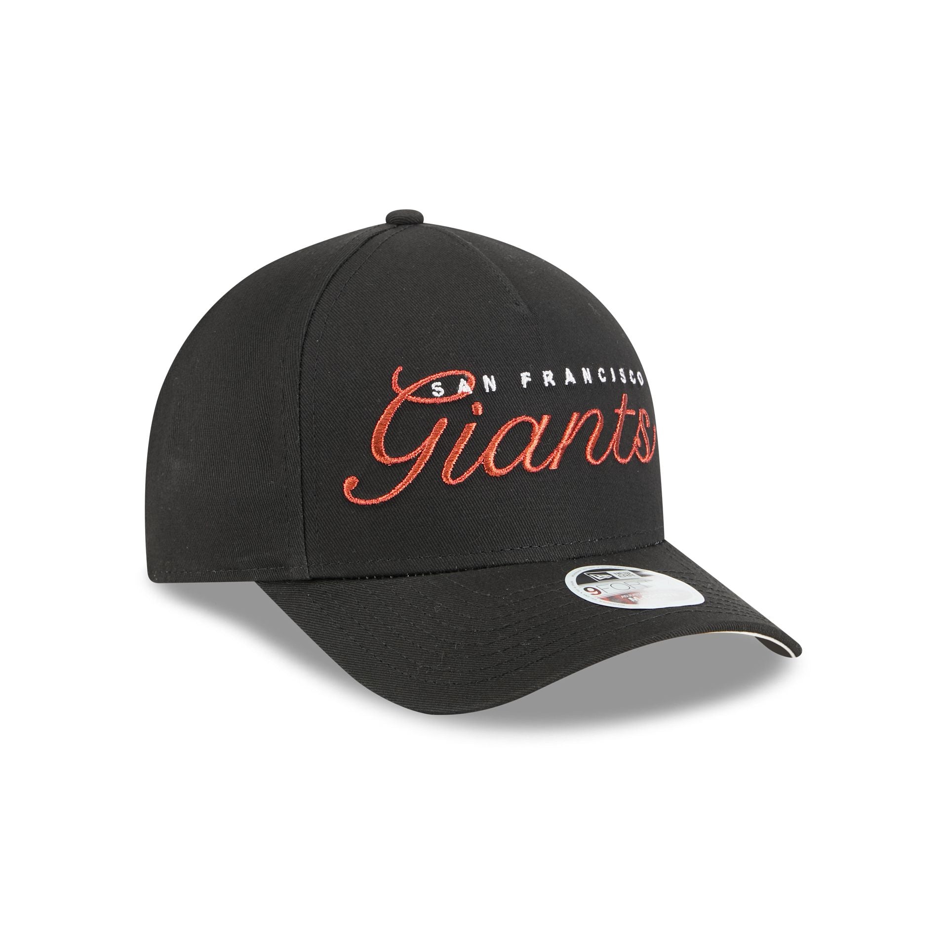 San Francisco Giants Metallic Women's 9FORTY M-Crown A-Frame Snapback Hat - Image 3