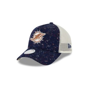 Miami Dolphins Knit Women's 9FORTY A-Frame Trucker Hat