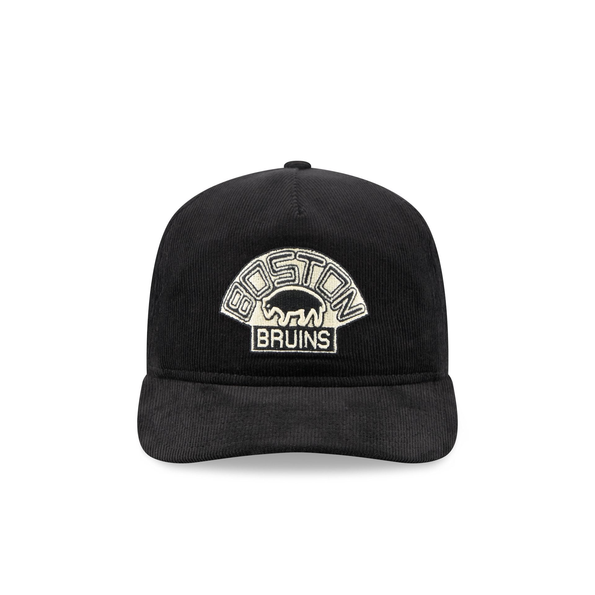 Boston Bruins Nostalgic Black Corduroy 19TWENTY Adjustable Hat - Image 2