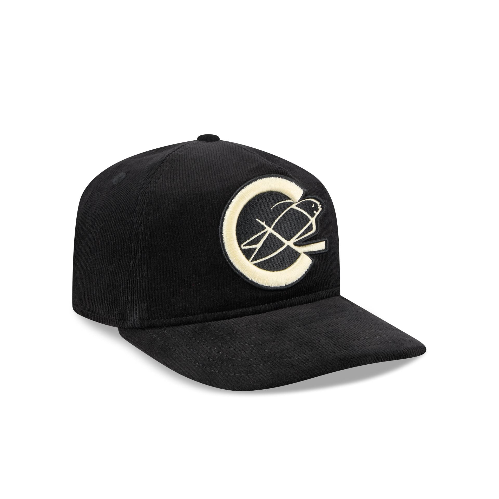 California Golden Seals Nostalgic Black Corduroy 19TWENTY Adjustable Hat - Image 3