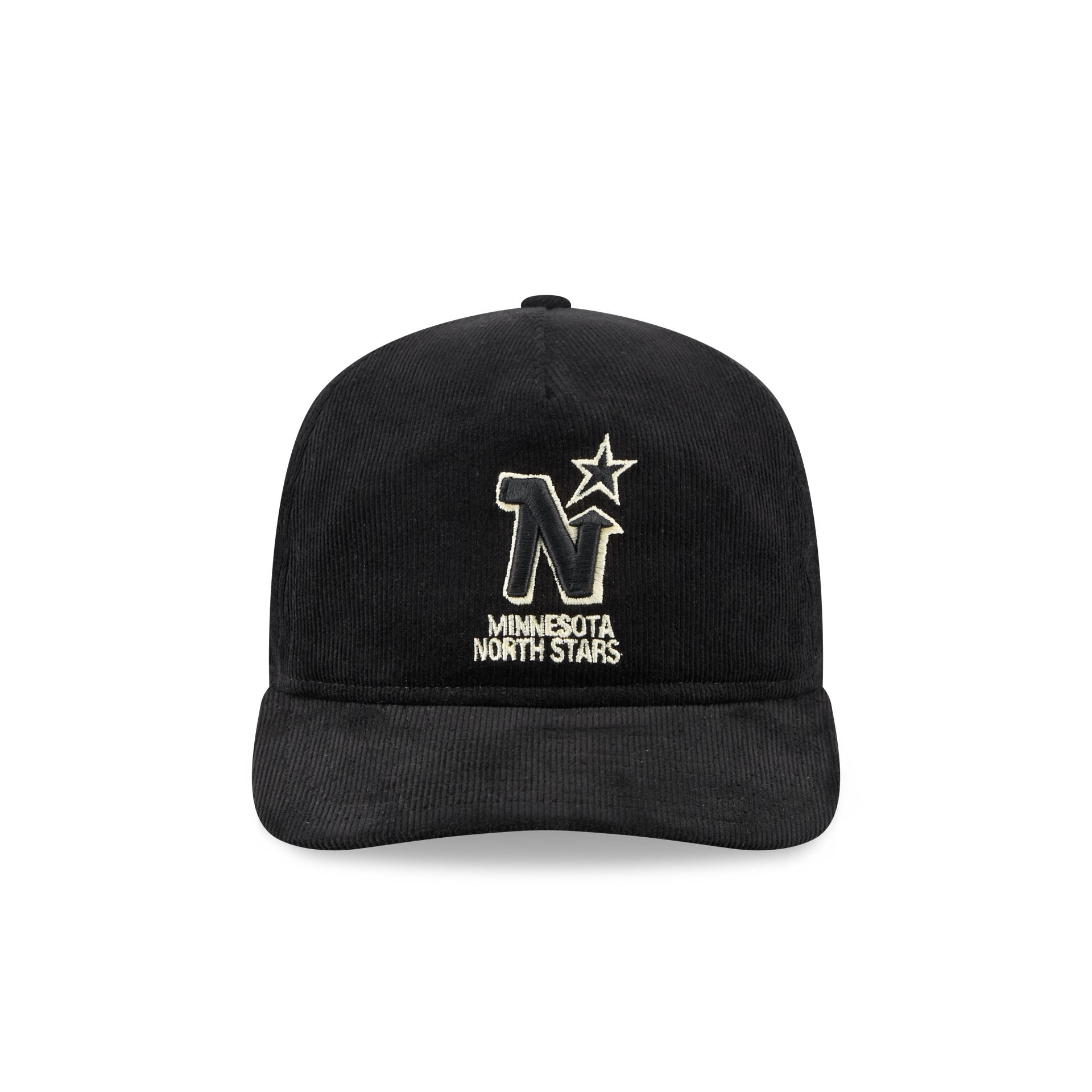 Minnesota North Stars Nostalgic Black Corduroy 19TWENTY Adjustable Hat - Image 2