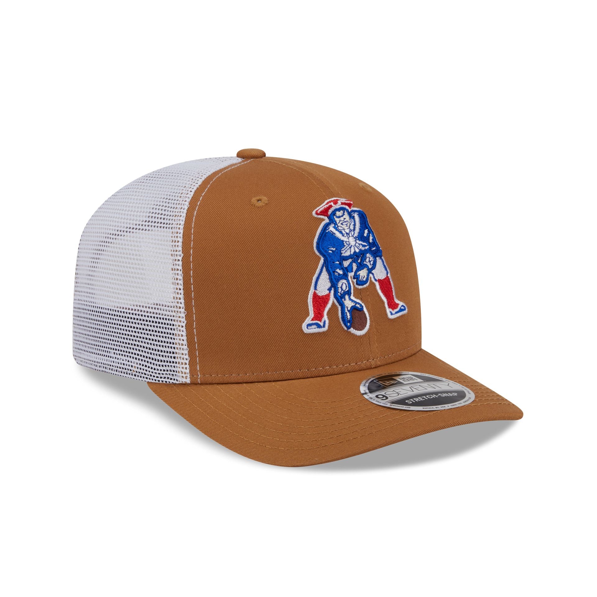New England Patriots Bronze 9SEVENTY Trucker Hat - Image 3