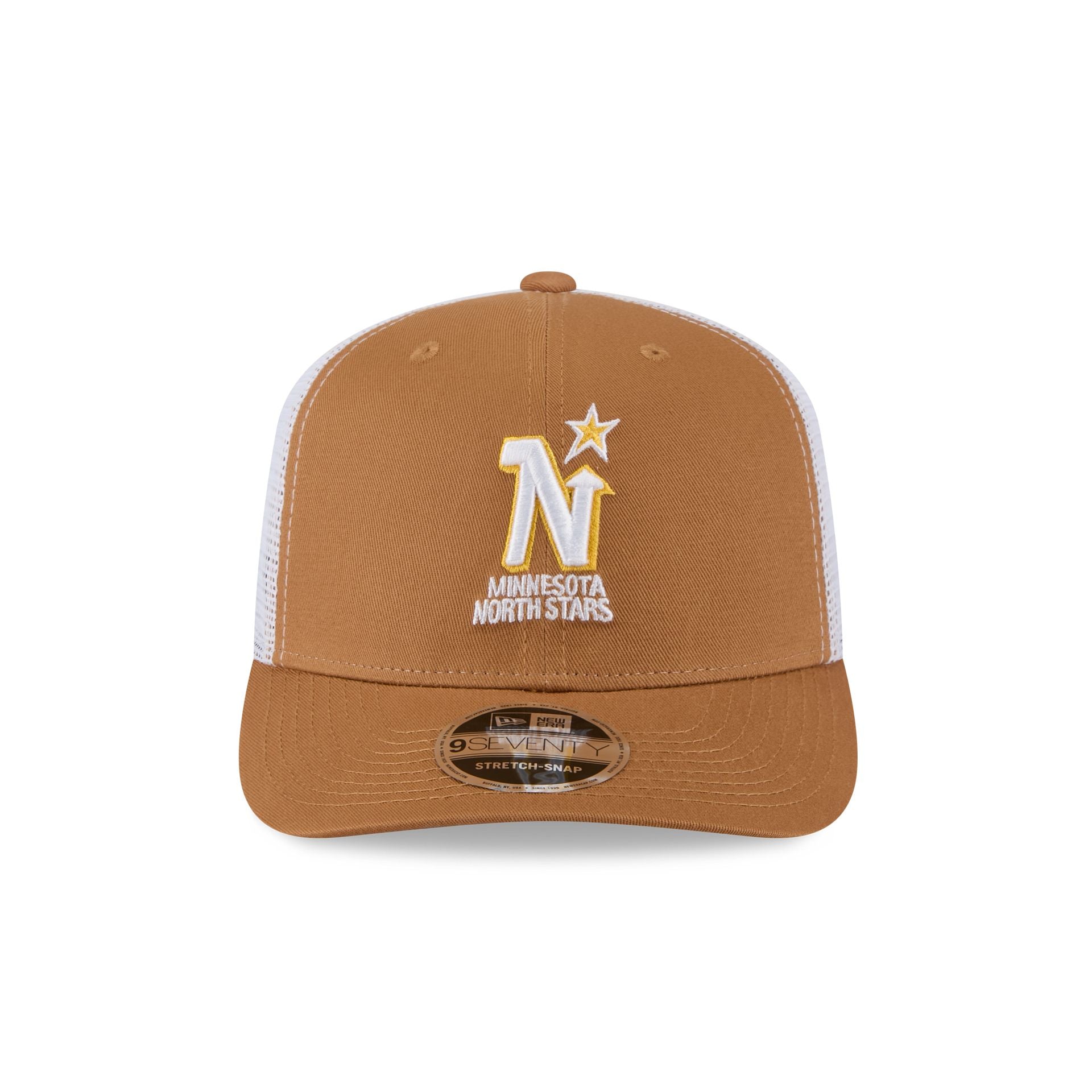 Minnesota North Stars Bronze 9SEVENTY Trucker Hat - Image 2