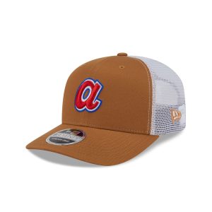 Atlanta Braves Bronze 9SEVENTY Trucker Hat