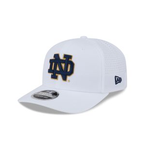 Notre Dame Fighting Irish Optic White Performance 9SEVENTY Stretch-Snap Hat