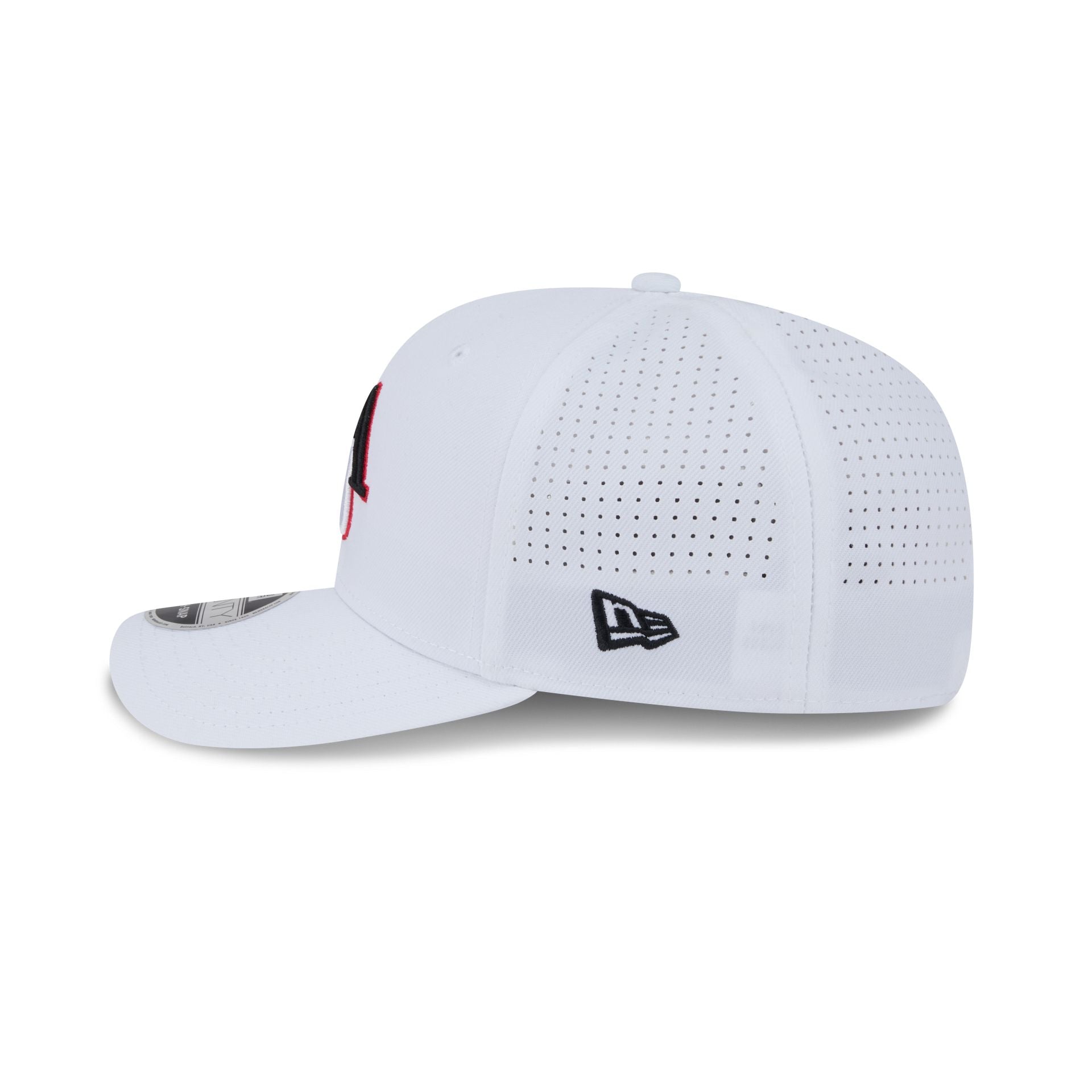 Clark Atlanta Panthers Optic White Performance 9SEVENTY Stretch-Snap Hat - Image 4