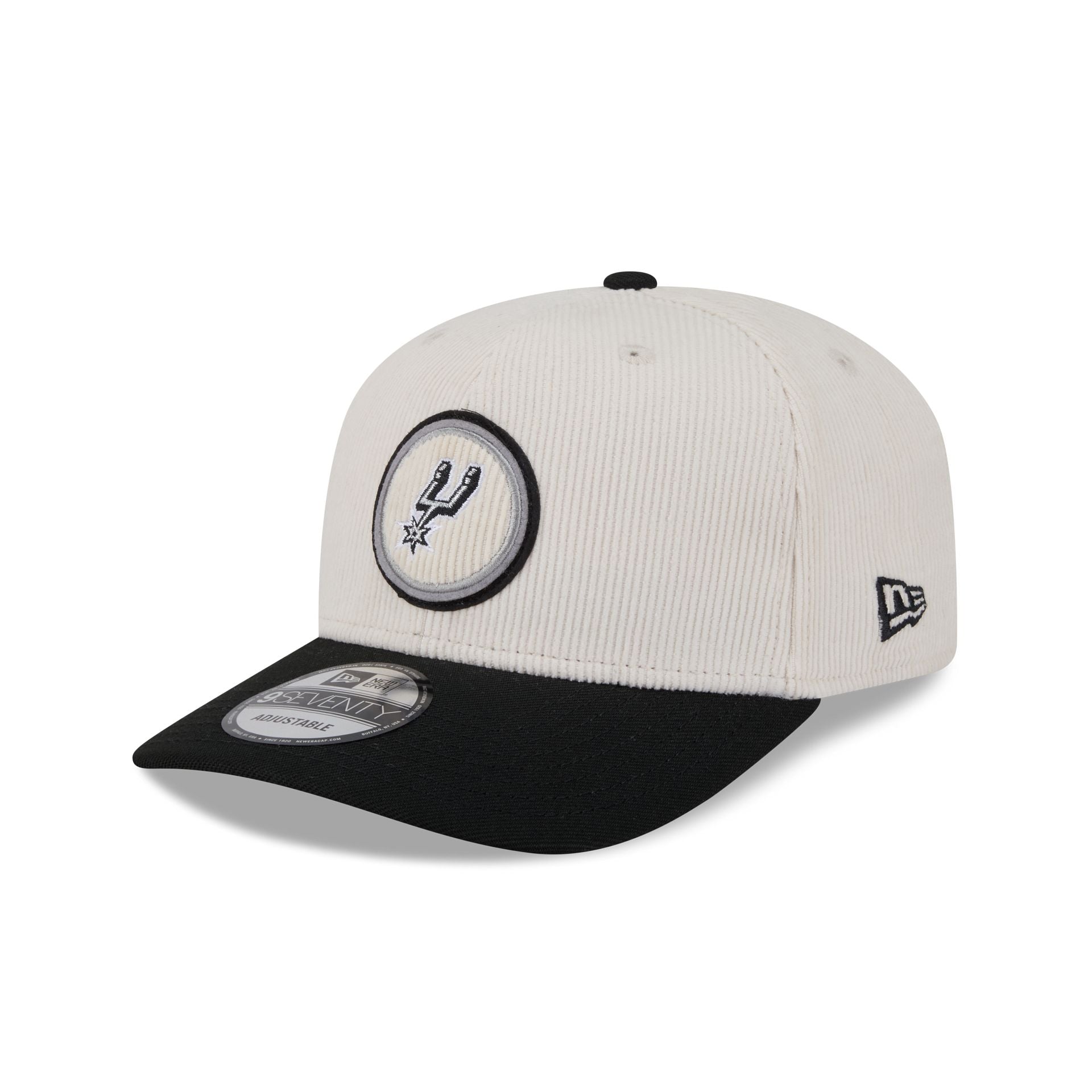San Antonio Spurs Loyal Corduroy 9SEVENTY Stretch-Snap Hat - Image 3