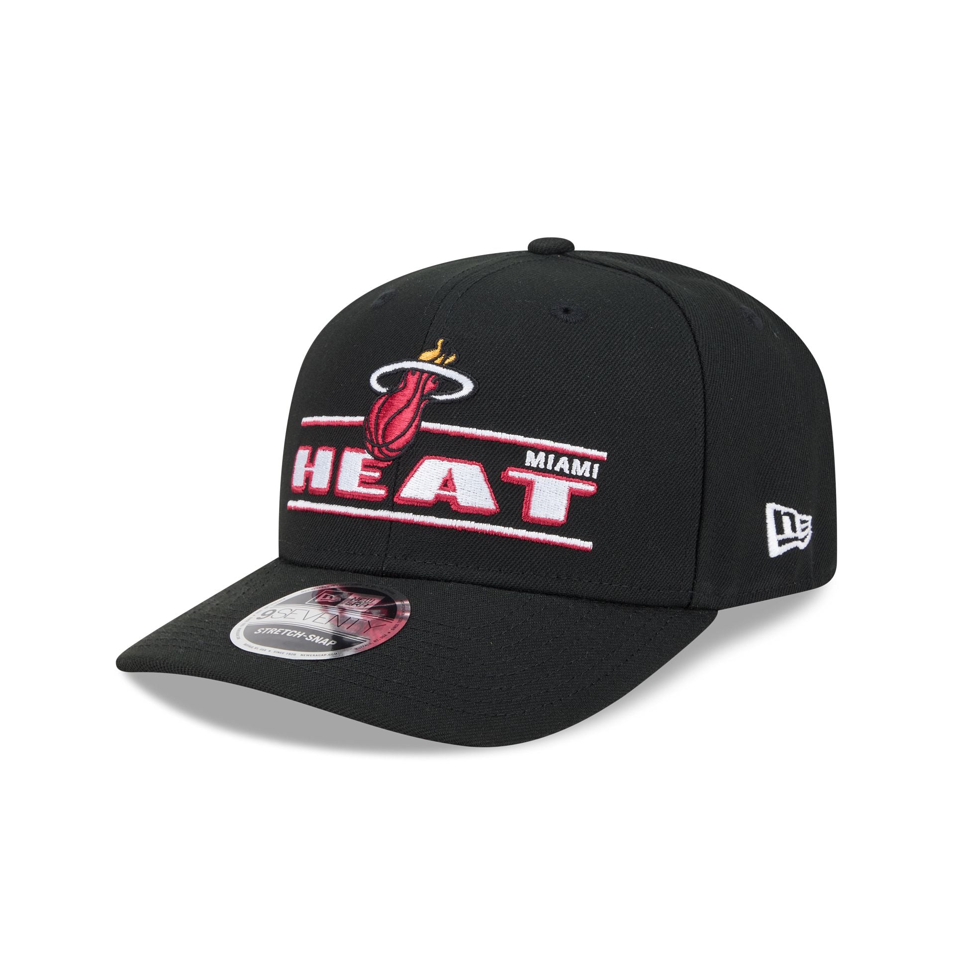 Miami Heat Stated 9SEVENTY Stretch-Snap Hat