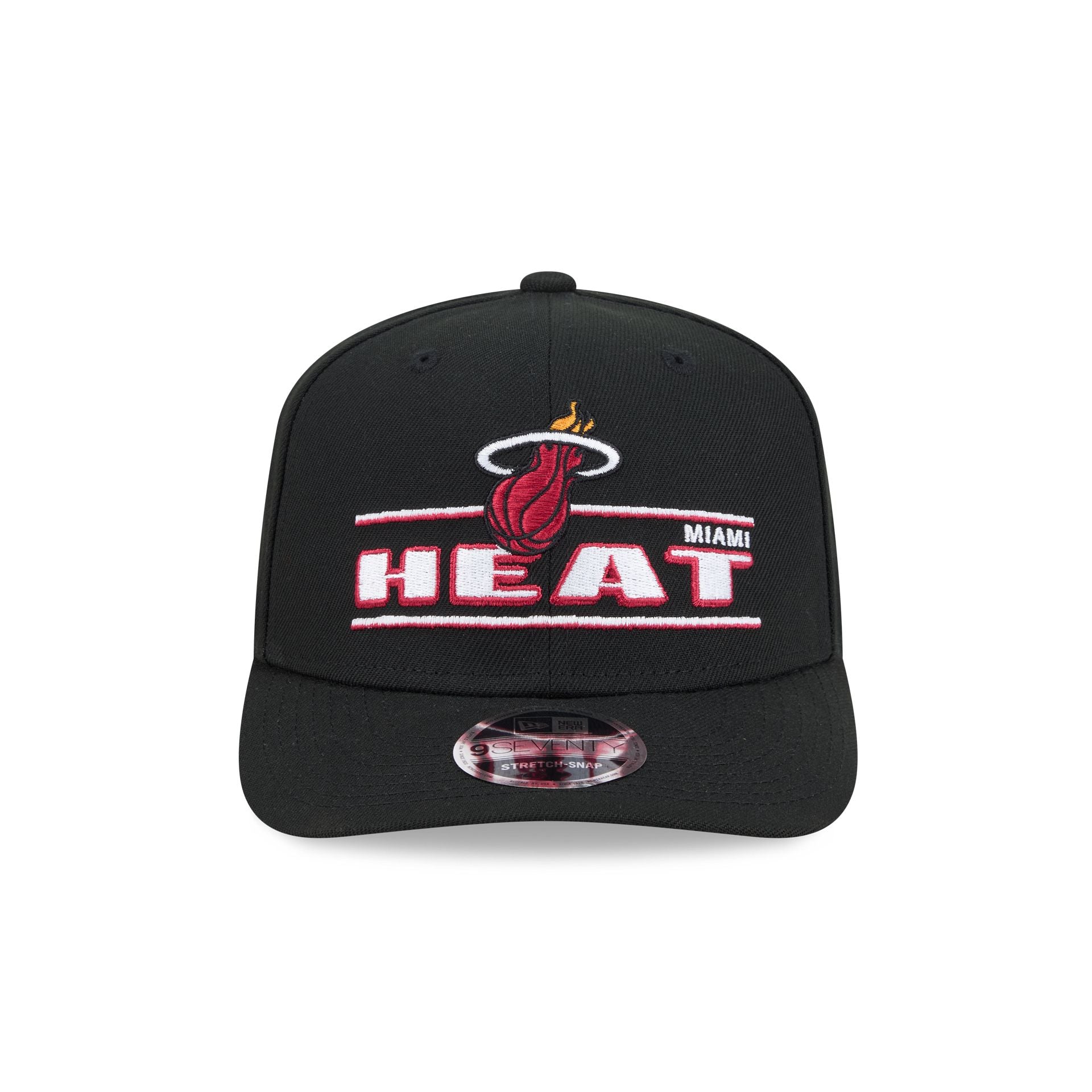 Miami Heat Stated 9SEVENTY Stretch-Snap Hat - Image 2