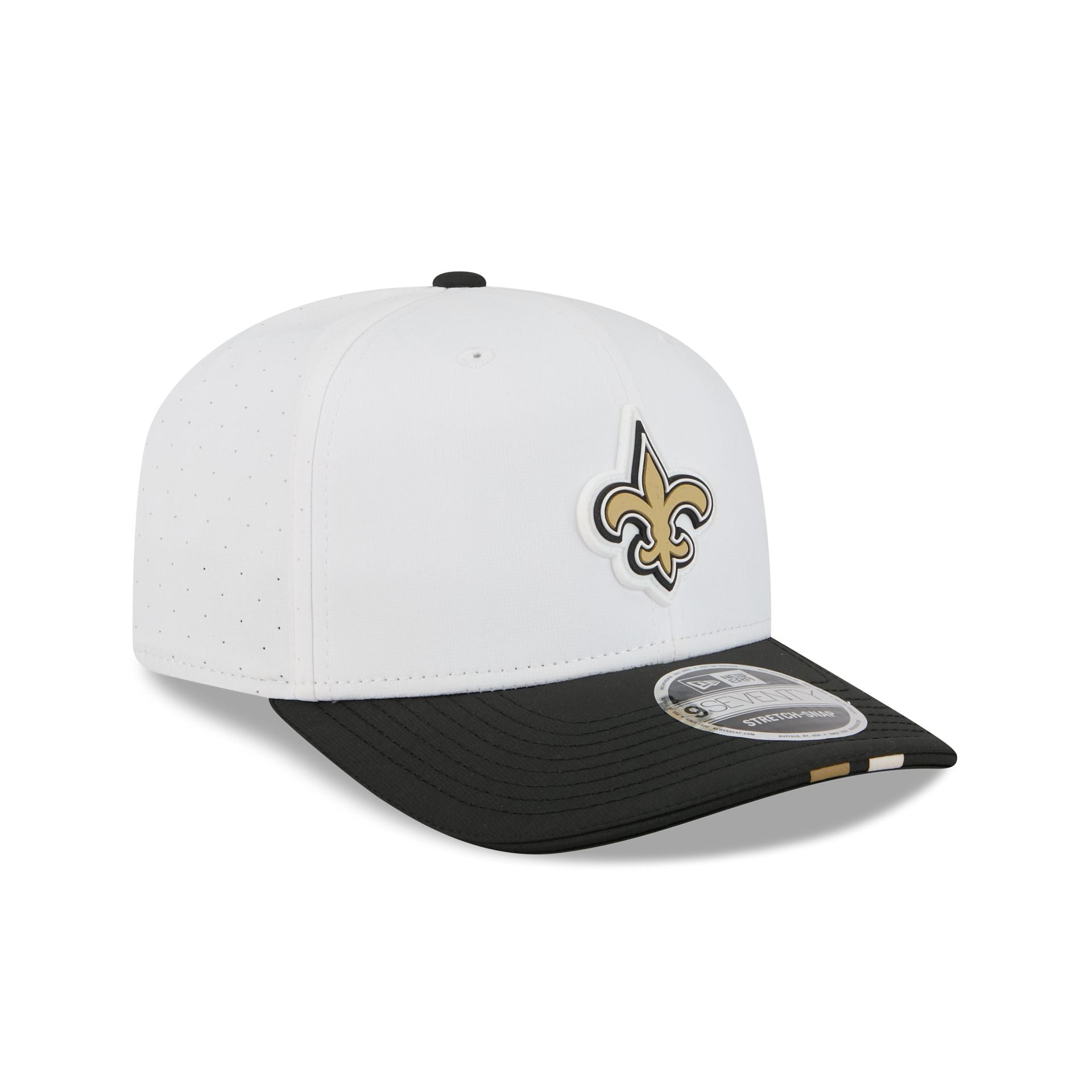 New Orleans Saints 2025 Training 9SEVENTY Stretch-Snap Hat - Image 3