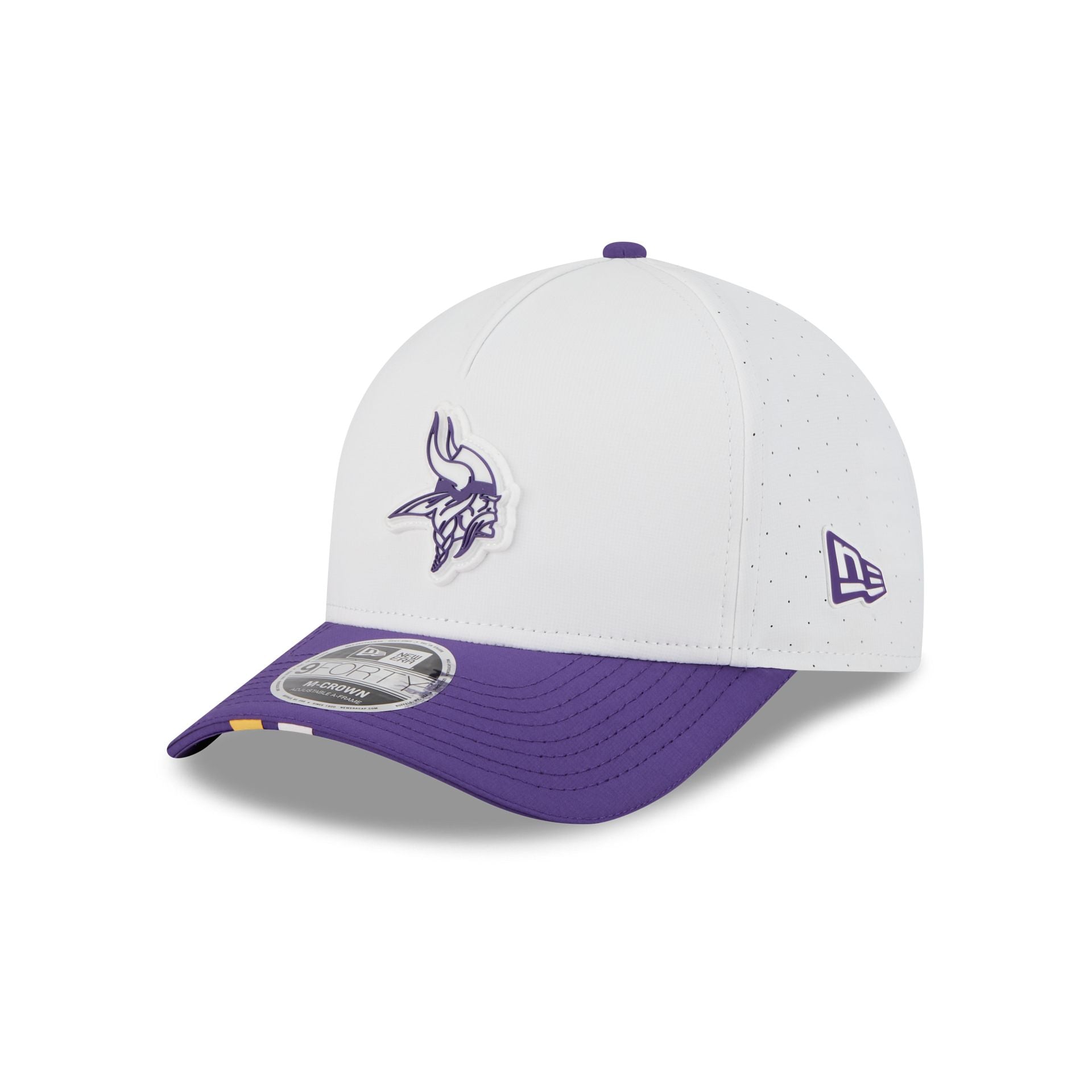 Minnesota Vikings 2025 Training 9FORTY M-Crown A-Frame Snapback Hat