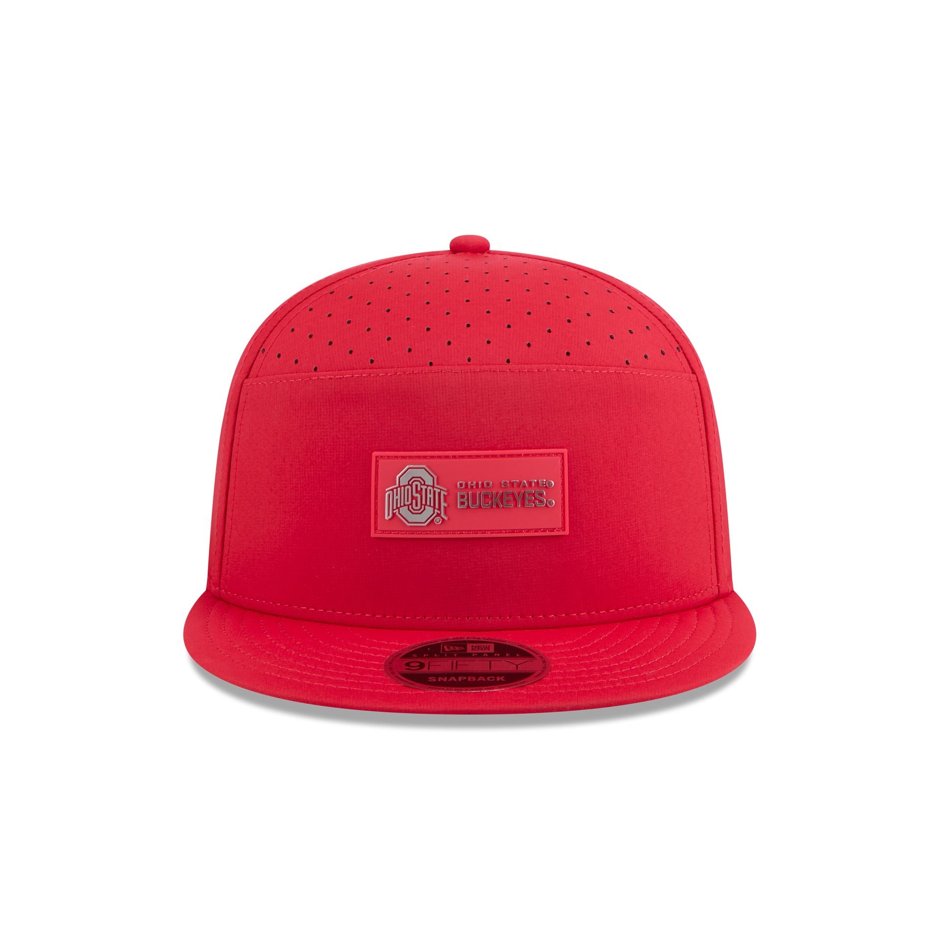 Ohio State Buckeyes Hot Weather Split Panel 9FIFTY Snapback Hat - Image 2