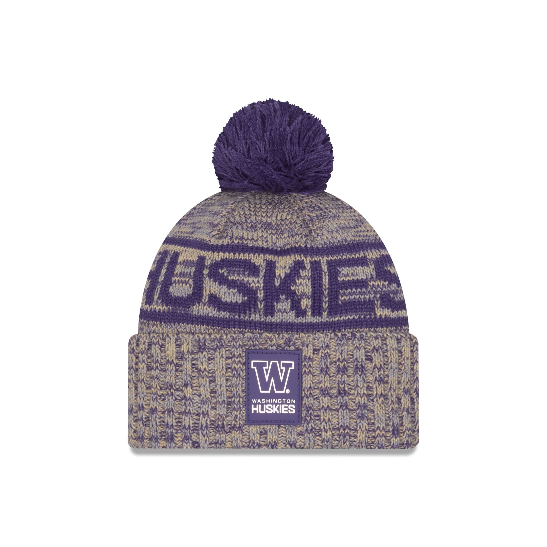 Washington Huskies Cold Weather Pom Knit Hat