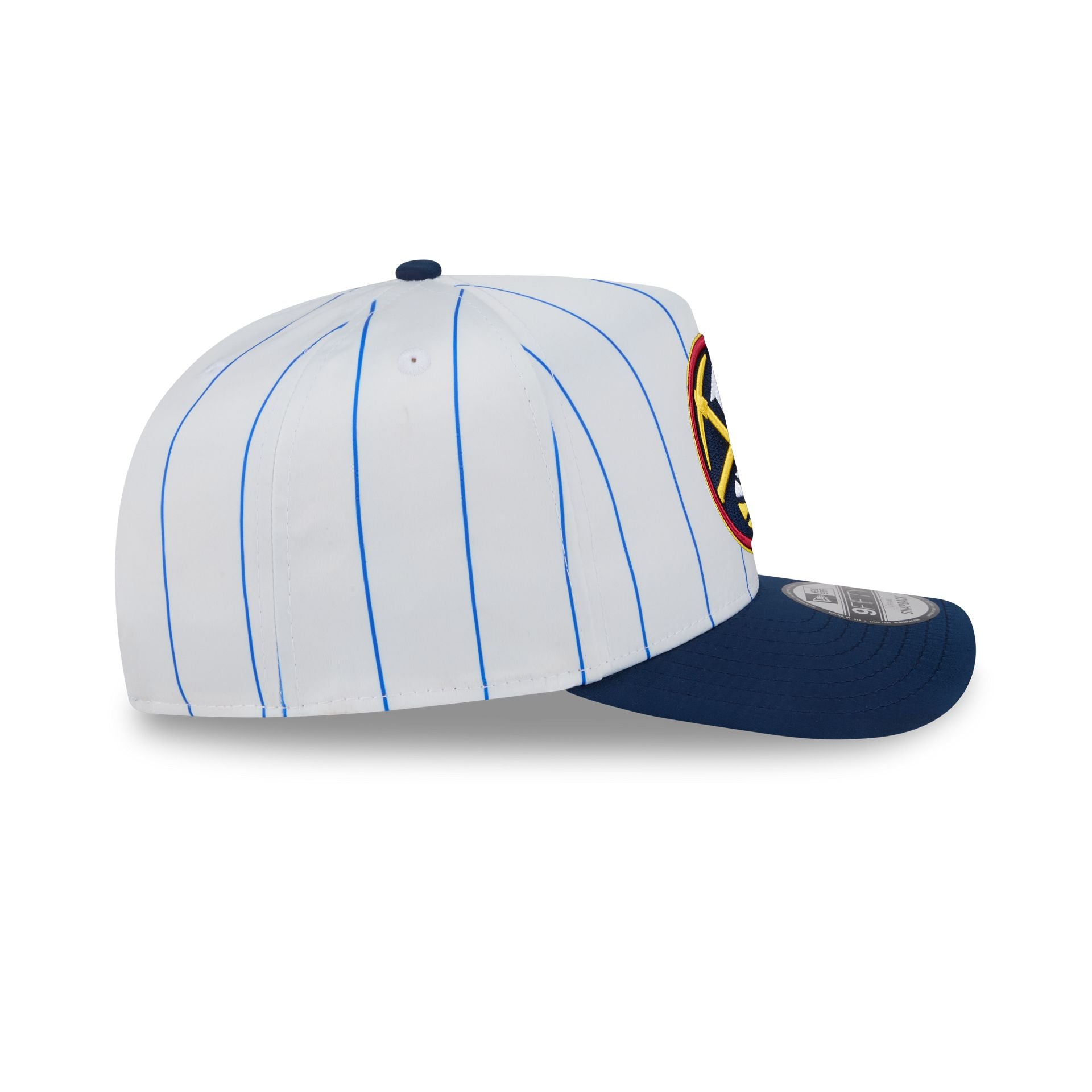 Denver Nuggets Satin Pinstripe 9FIFTY A-Frame Snapback Hat - Image 5