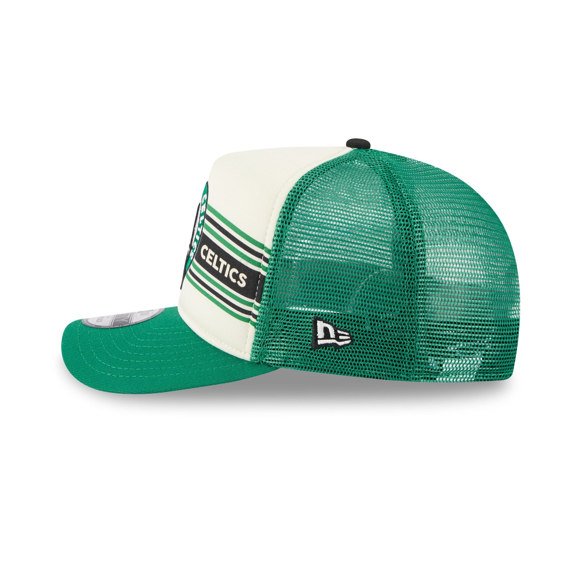Boston Celtics Banner 9FIFTY A-Frame Trucker Hat - Image 4