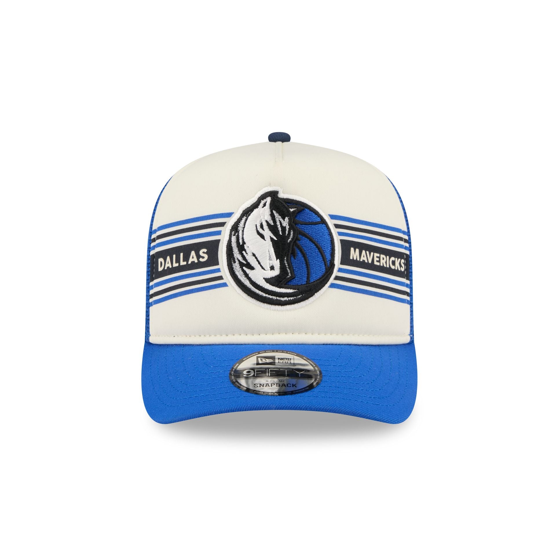 Dallas Mavericks Banner 9FIFTY A-Frame Trucker Hat - Image 2