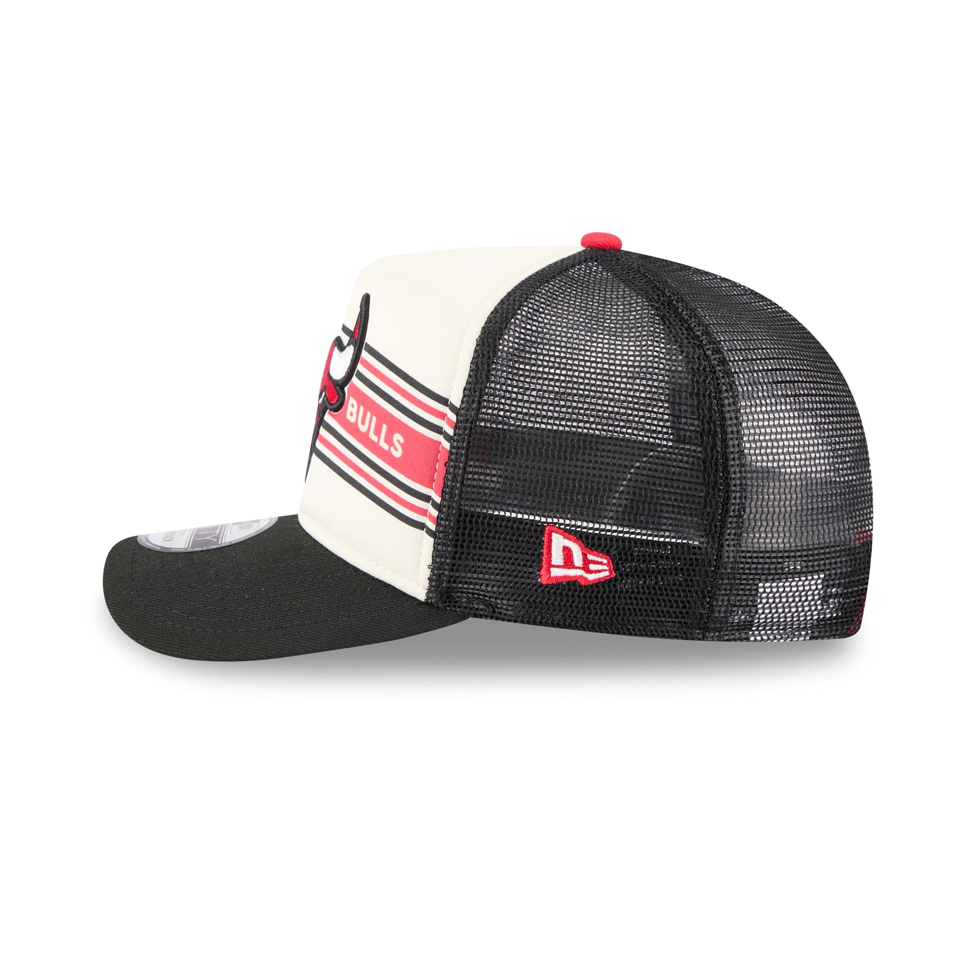 Chicago Bulls Banner 9FIFTY A-Frame Trucker Hat - Image 4