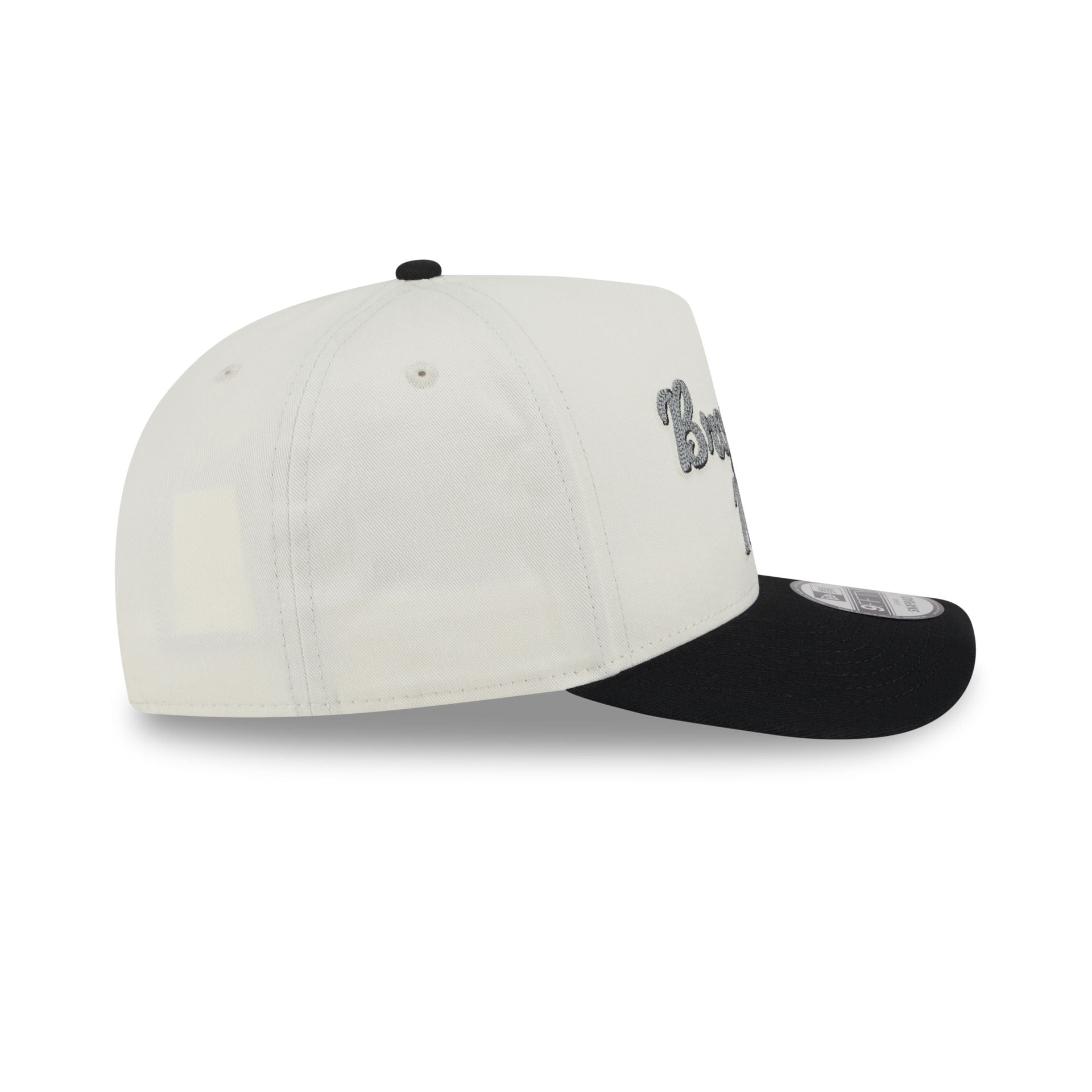 Brooklyn Nets Chainstitch 9FIFTY A-Frame Snapback Hat - Image 5