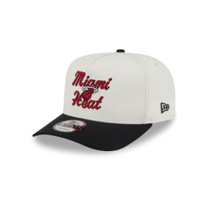 Miami Heat Chainstitch 9FIFTY A-Frame Snapback Hat