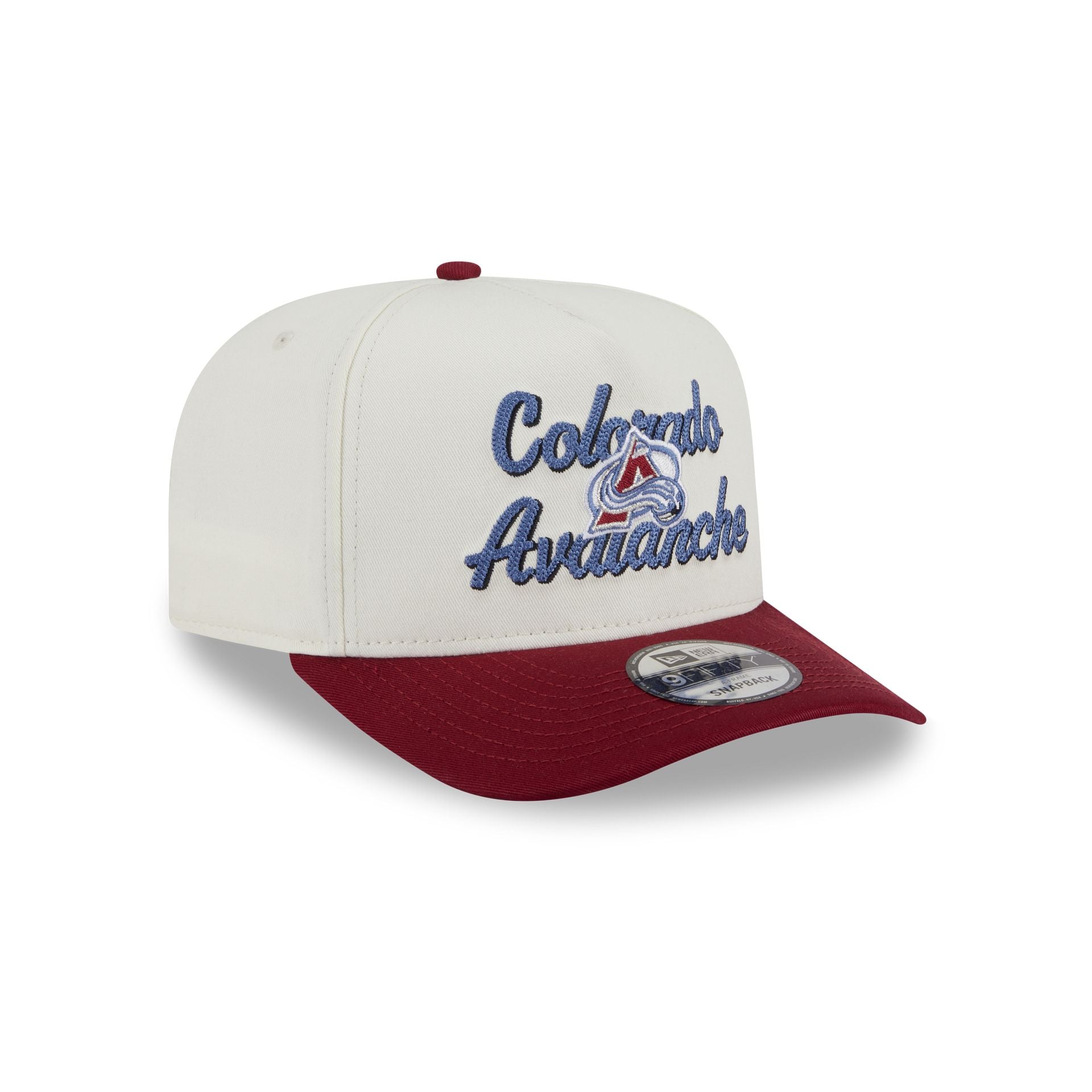 Colorado Avalanche Chainstitch 9FIFTY A-Frame Snapback Hat - Image 3