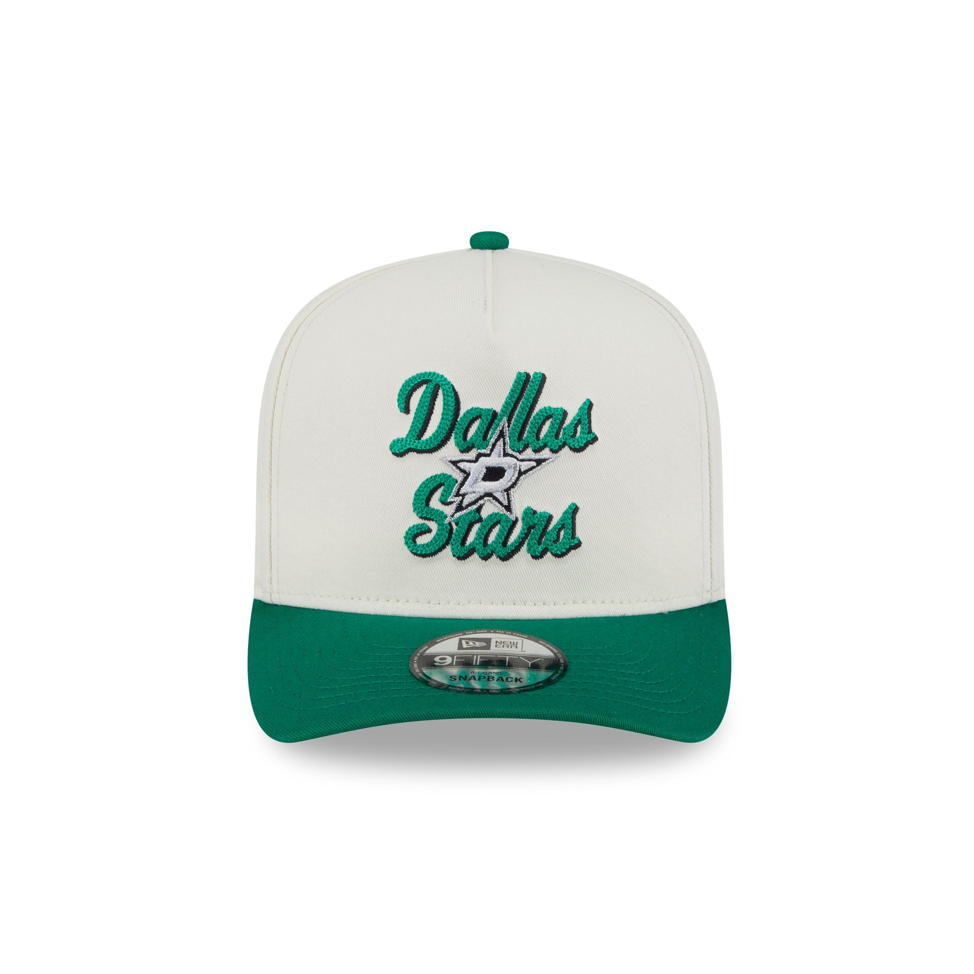 Dallas Stars Chainstitch 9FIFTY A-Frame Snapback Hat - Image 2
