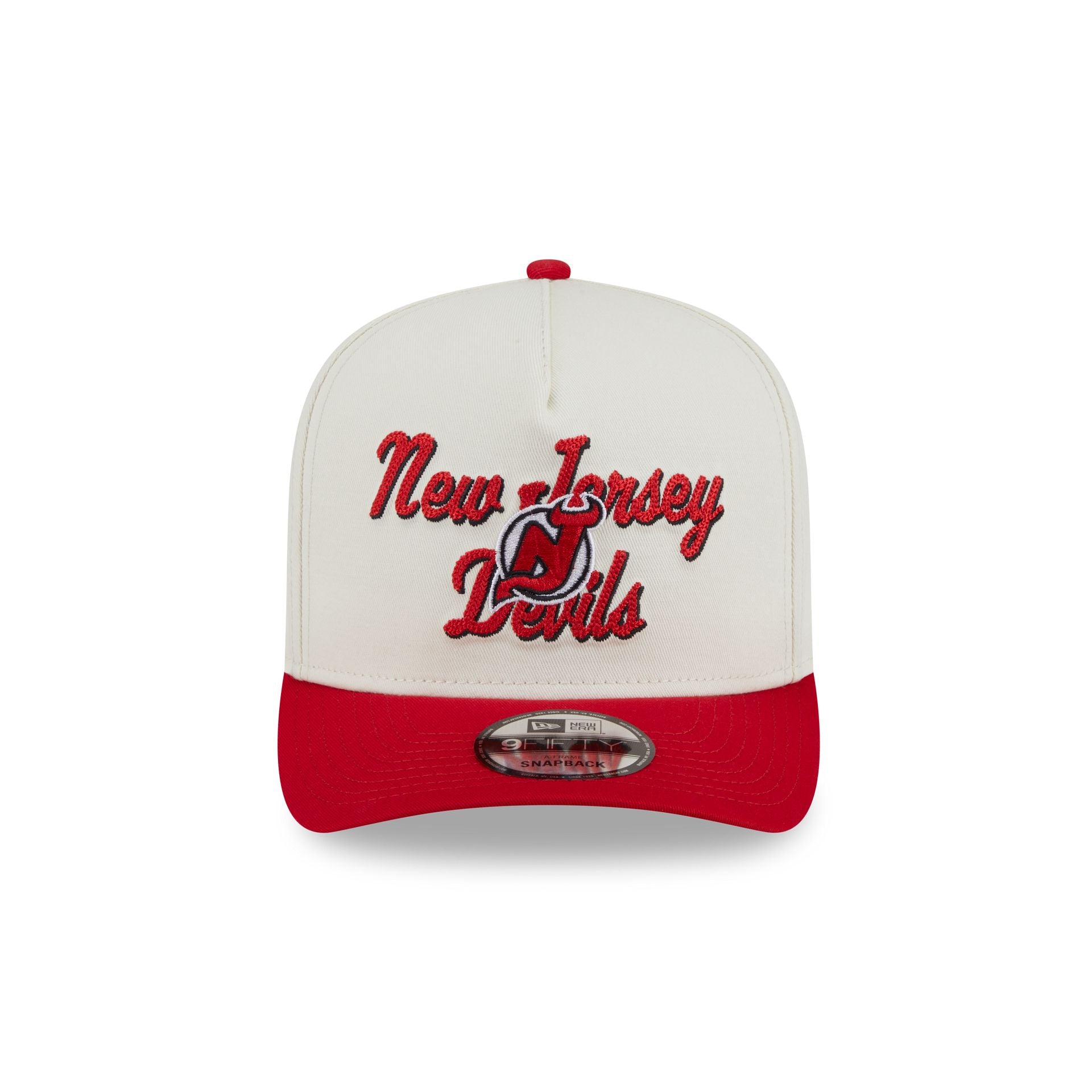 New Jersey Devils Chainstitch 9FIFTY A-Frame Snapback Hat - Image 2