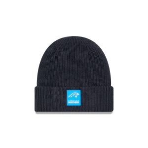 Carolina Panthers 2025 Sideline Cold Weather Steel Clouds Cuff Knit Beanie