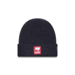 Tampa Bay Buccaneers 2025 Sideline Cold Weather Steel Clouds Cuff Knit Beanie