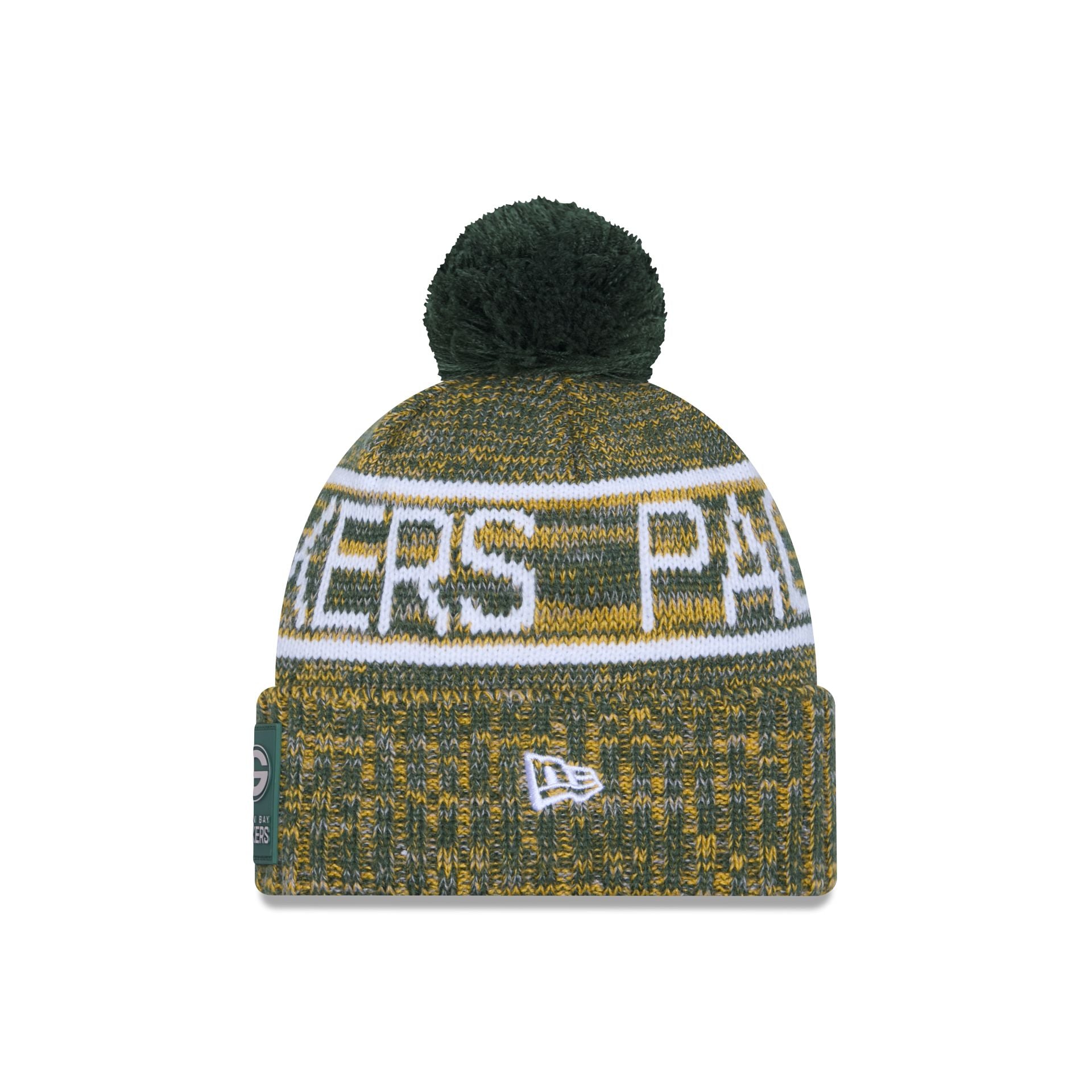 Green Bay Packers 2025 Sideline Cold Weather Pom Knit Hat - Image 2