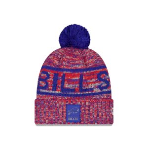 Buffalo Bills 2025 Sideline Cold Weather Pom Knit Hat
