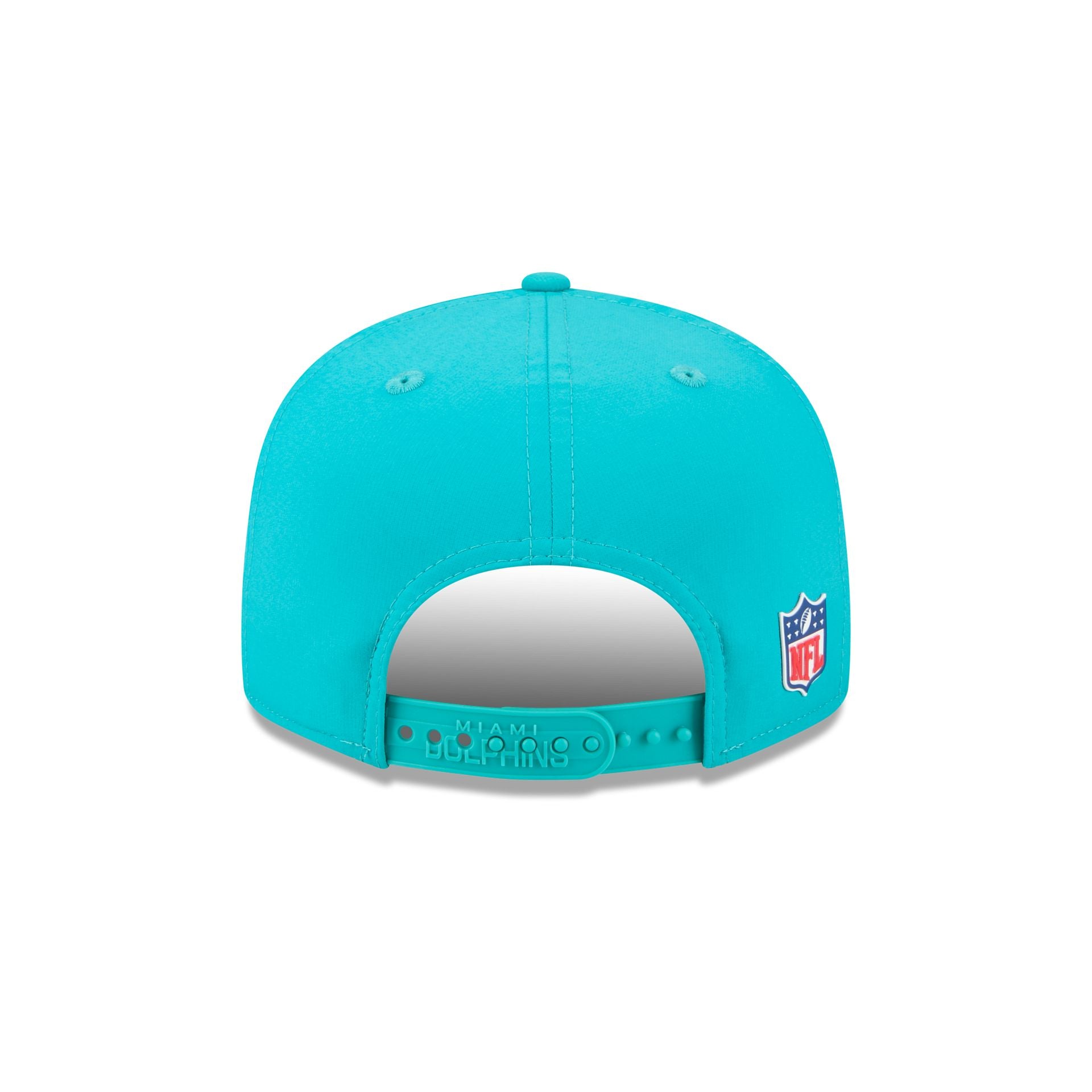 Miami Dolphins 2025 Sideline Hot Weather Split Panel 9FIFTY Snapback Hat - Image 6