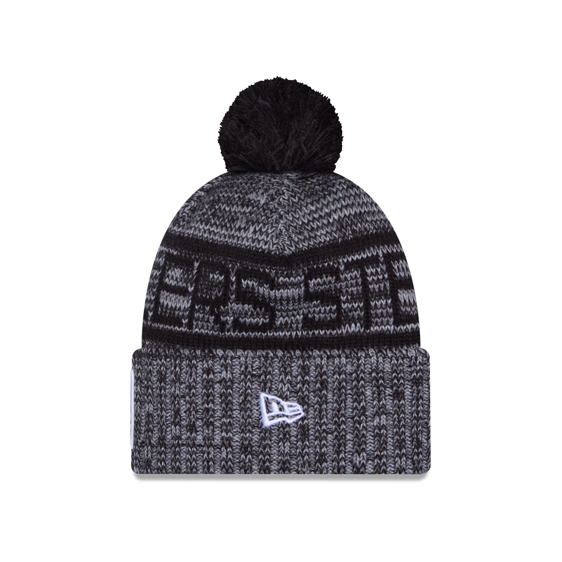 Pittsburgh Steelers 2025 Sideline Cold Weather Gray Pom Knit Hat - Image 2