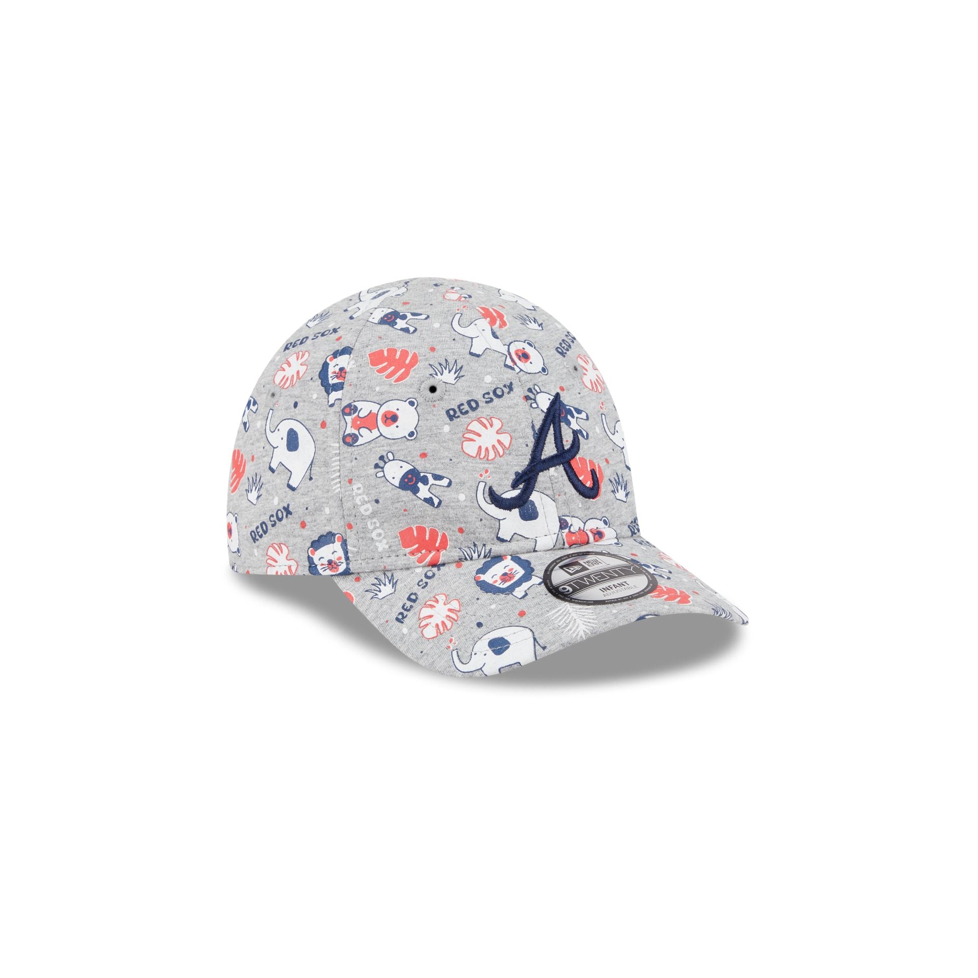 Atlanta Braves Kids Animal 9TWENTY Adjustable Hat - Image 3