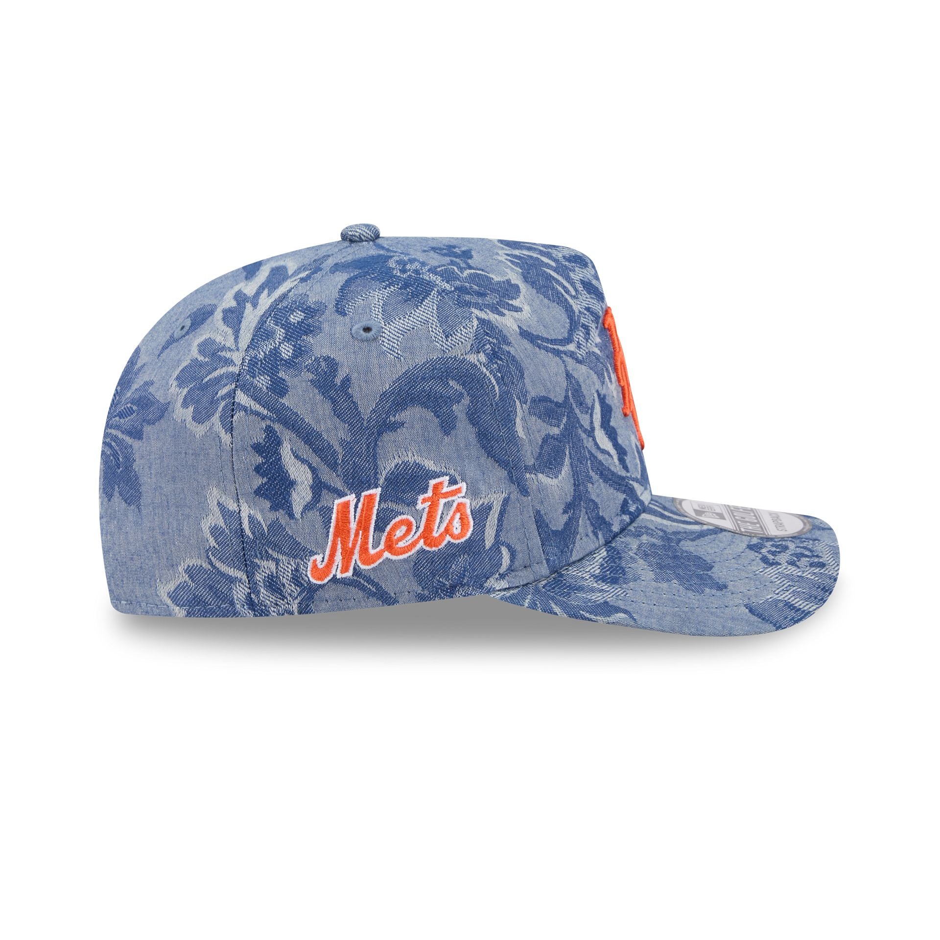 New York Mets Denim Jacquard Golfer Hat - Image 4