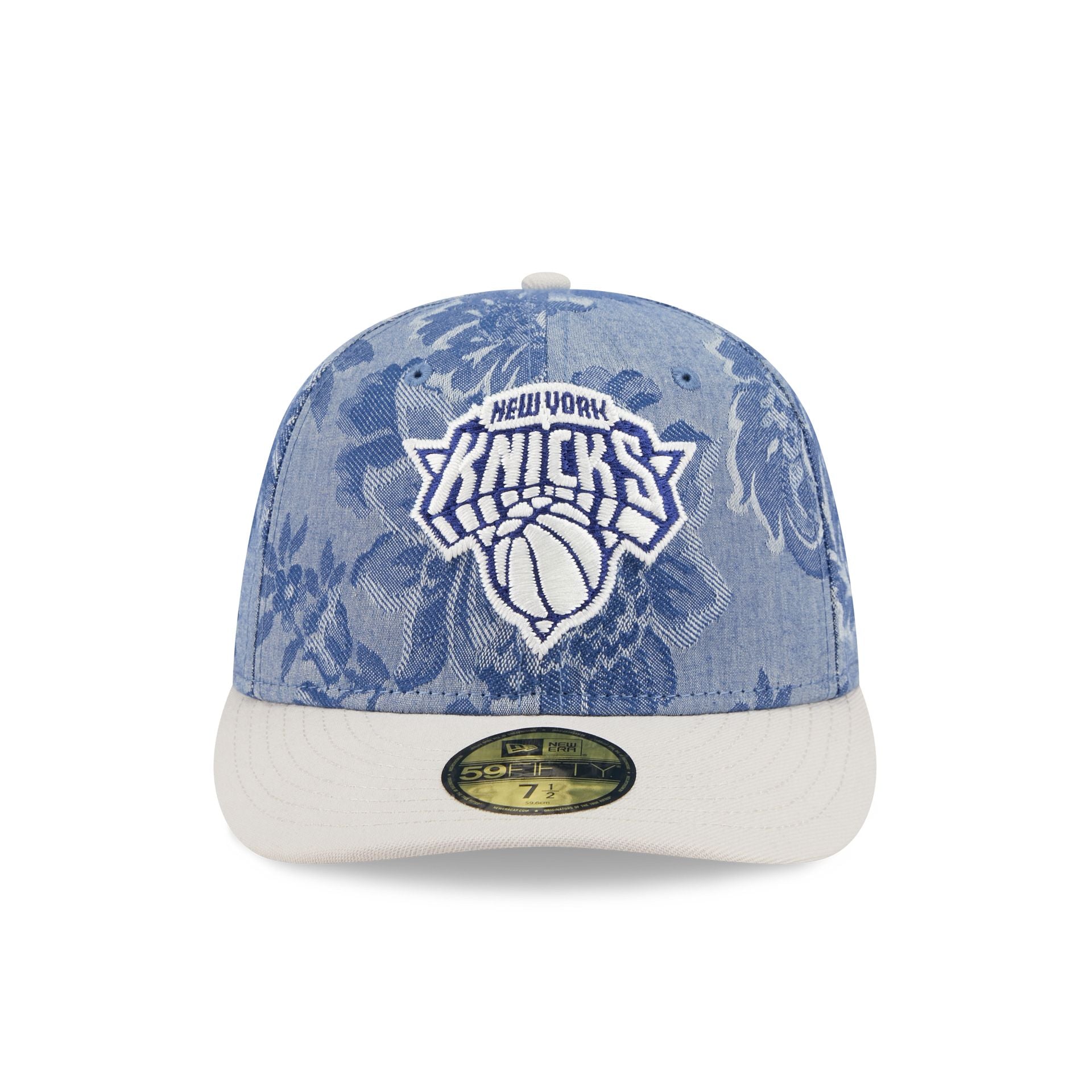 New York Knicks Two-Tone Denim 59FIFTY Fitted Hat - Image 2