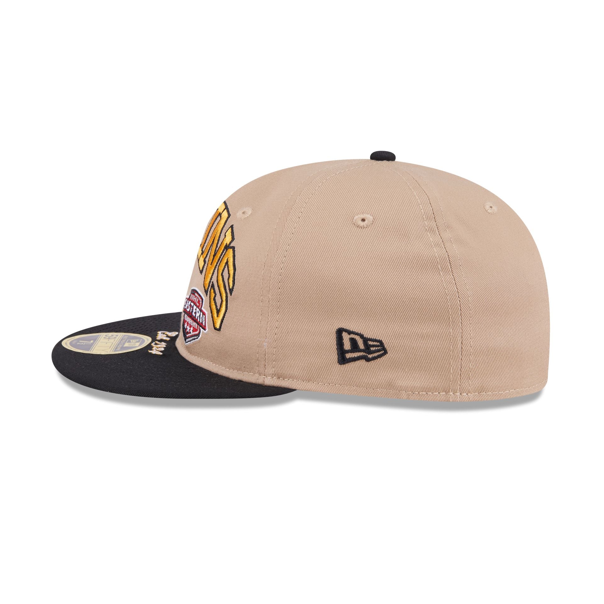 Boston Bruins Camel Retro Crown 59FIFTY Fitted Hat - Image 4