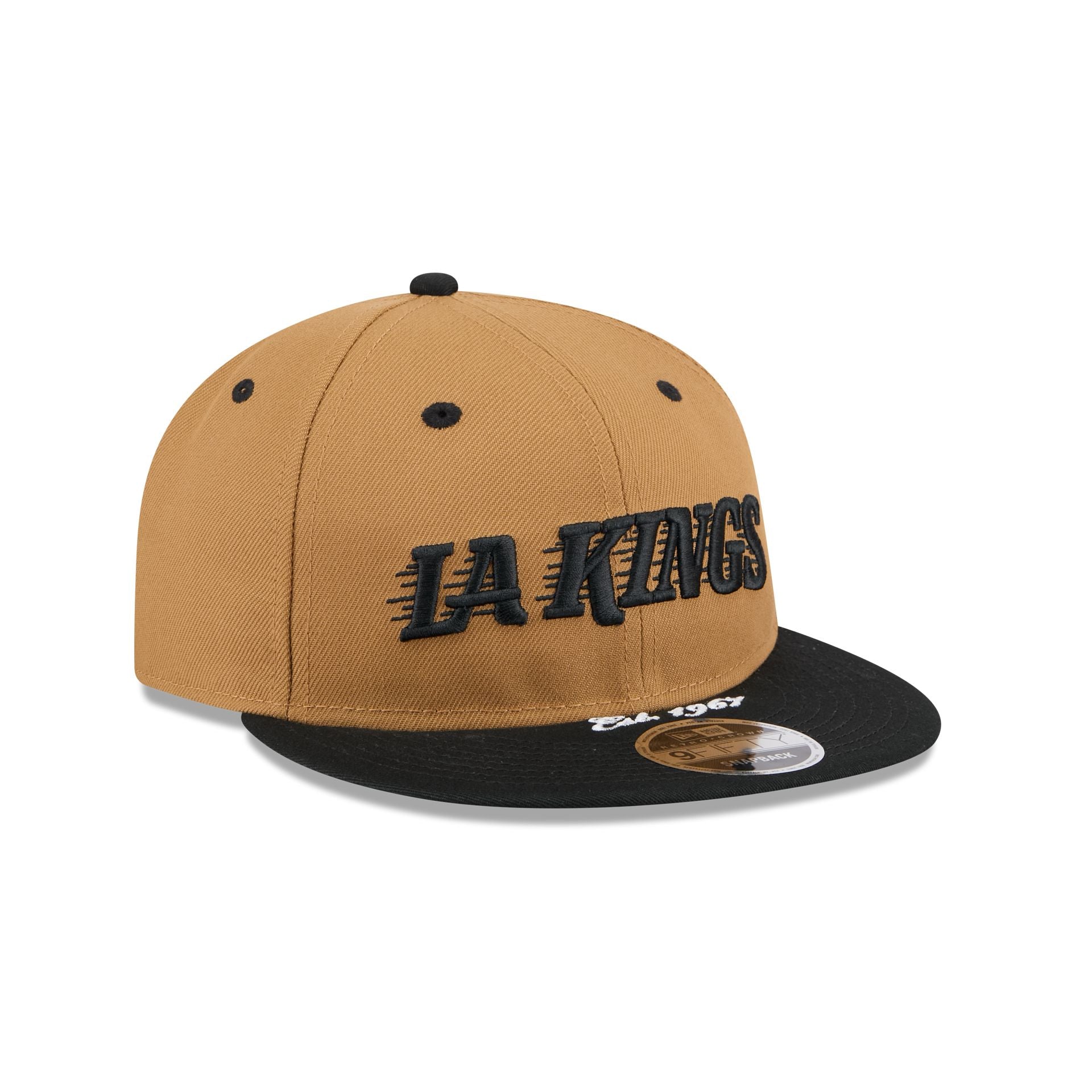 Los Angeles Kings Wheat Retro Crown 9FIFTY Snapback Hat - Image 3
