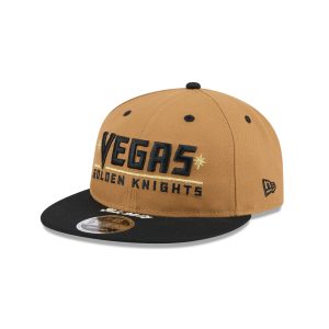 Vegas Golden Knights Wheat Retro Crown 9FIFTY Snapback Hat
