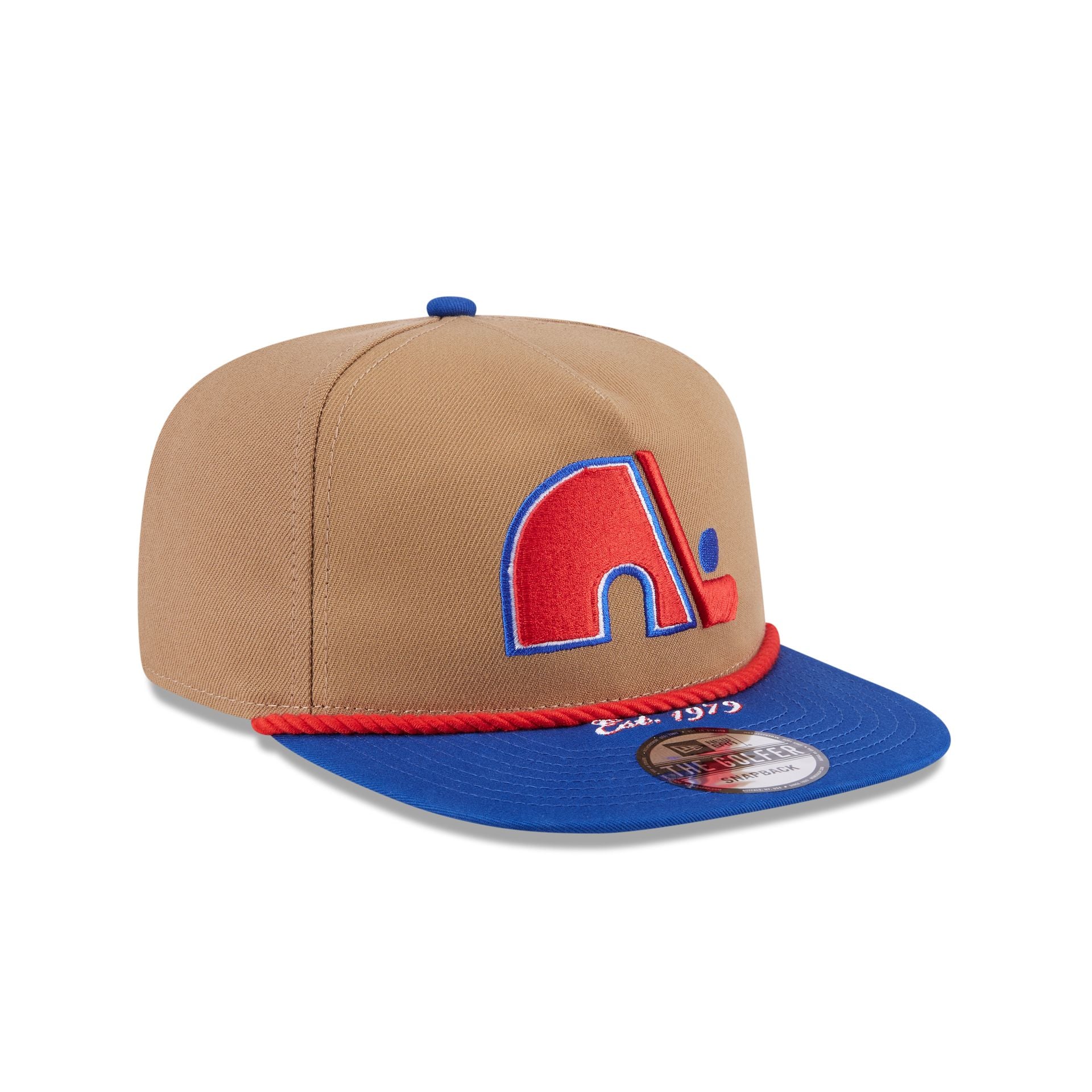 Quebec Nordiques Khaki Rope Golfer Hat - Image 3