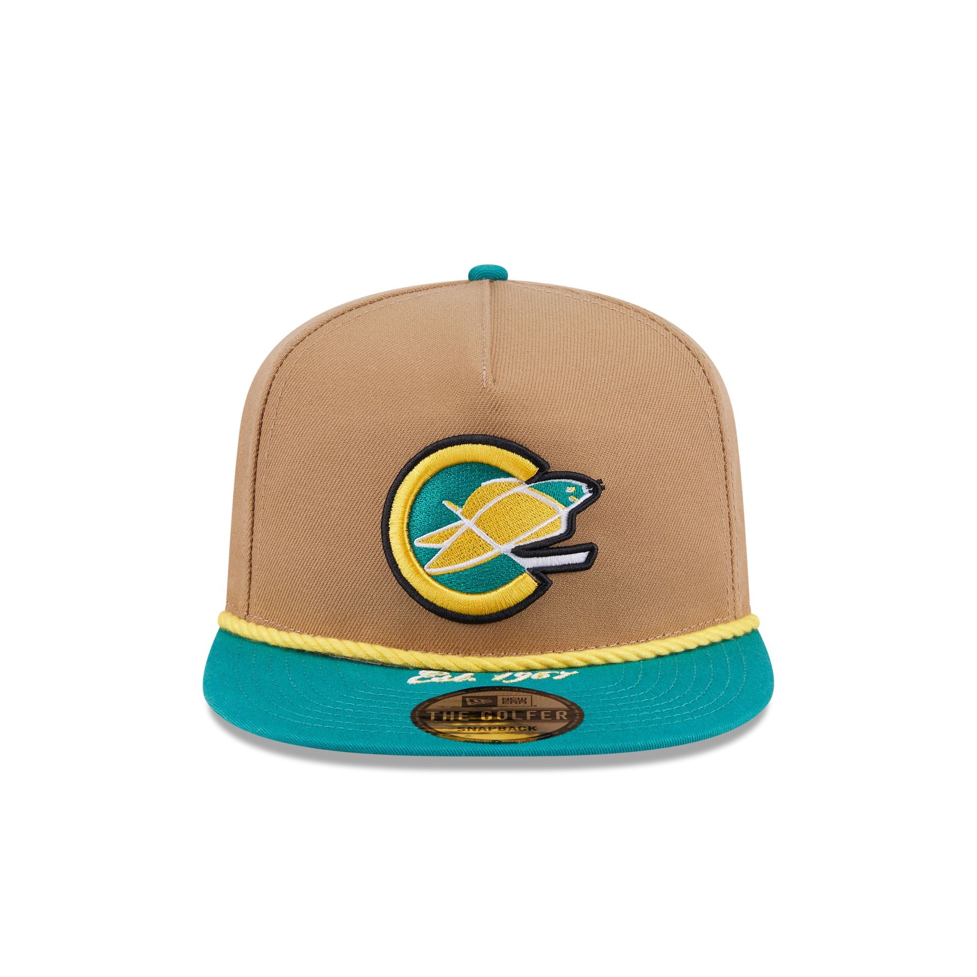 California Golden Seals Khaki Rope Golfer Hat - Image 2