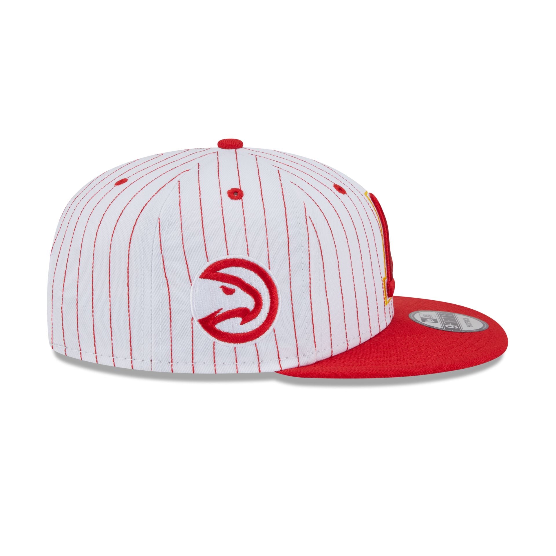 Atlanta Hawks Deceptor Pinstripe 9FIFTY Snapback Hat - Image 4