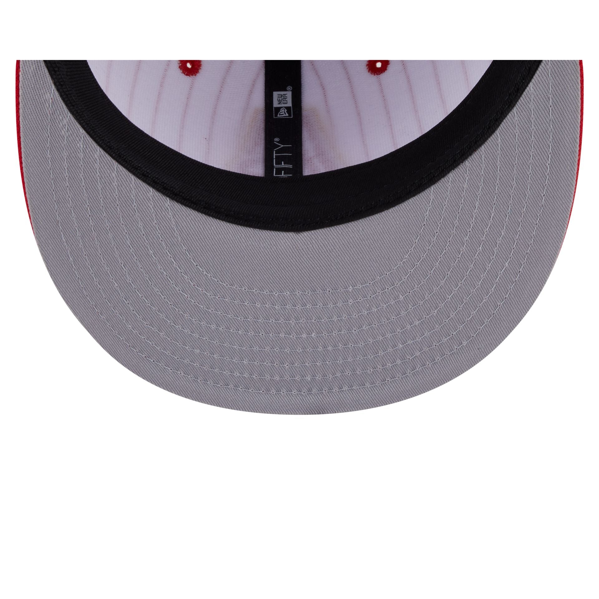 Atlanta Hawks Deceptor Pinstripe 9FIFTY Snapback Hat - Image 7