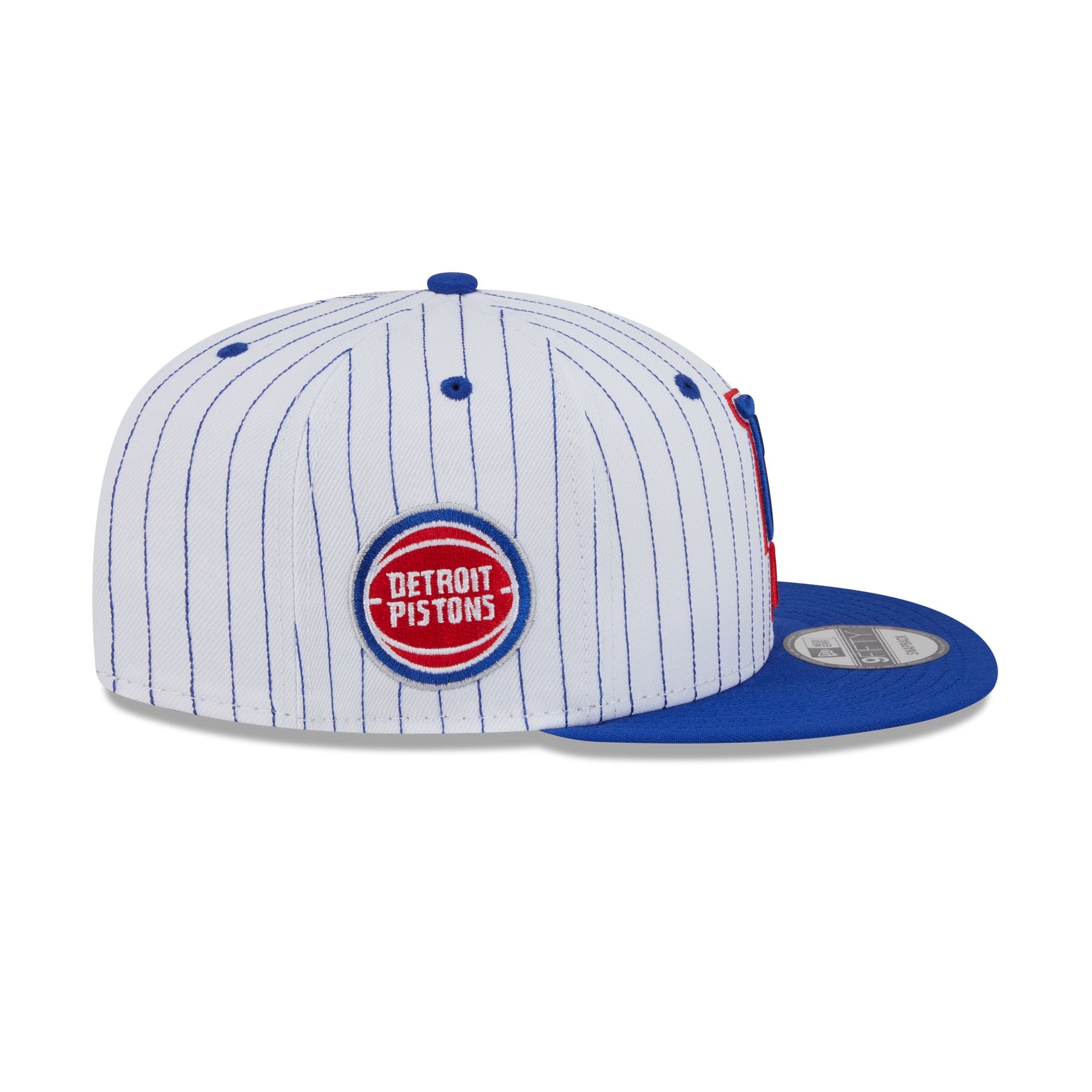 Detroit Pistons Deceptor Pinstripe 9FIFTY Snapback Hat - Image 4