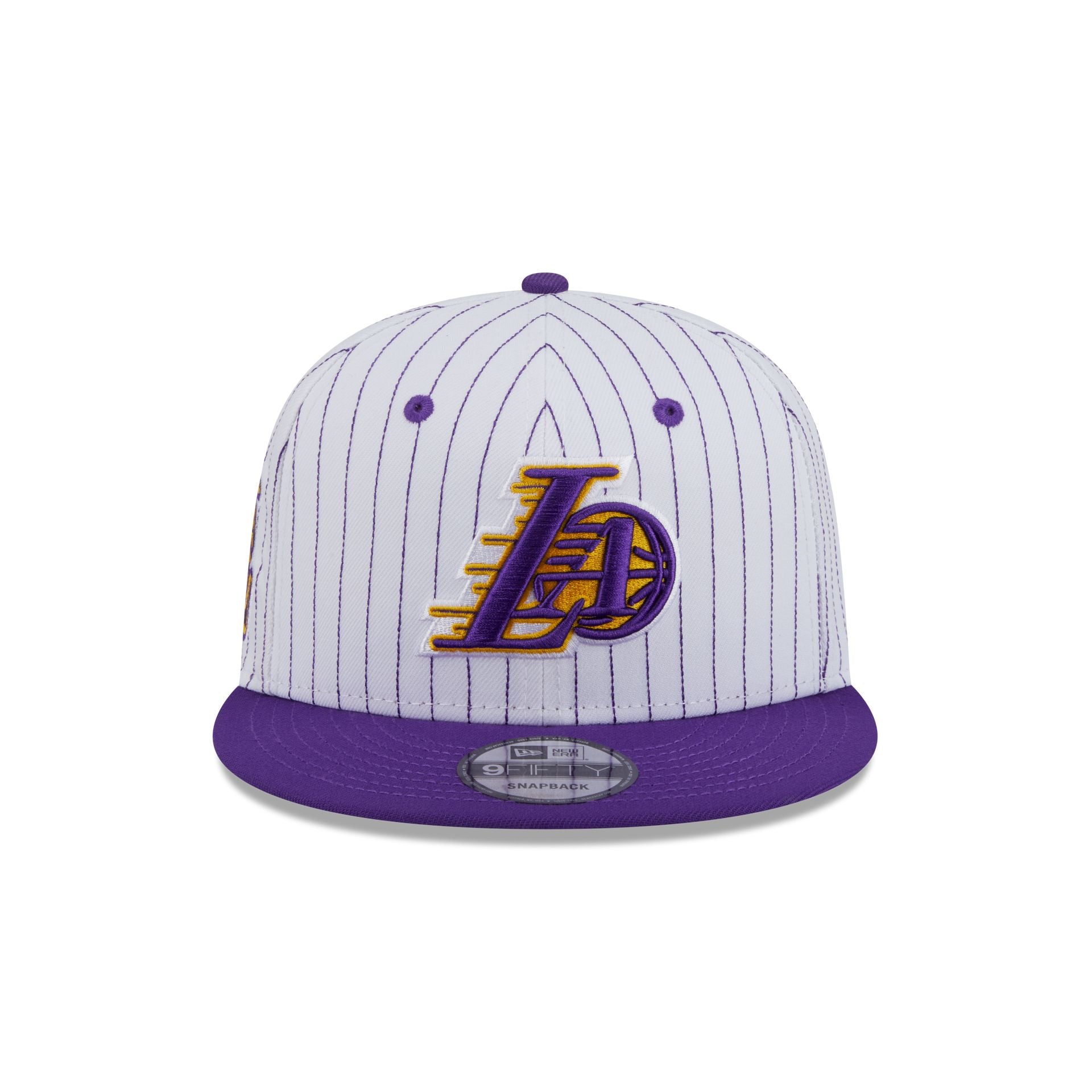 Los Angeles Lakers Deceptor Pinstripe 9FIFTY Snapback Hat - Image 2