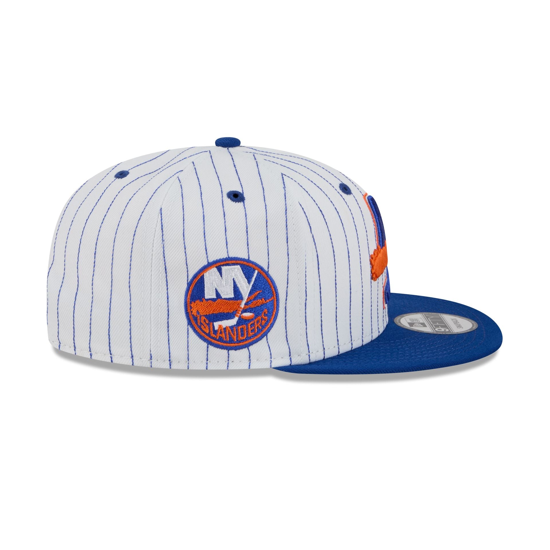 New York Islanders Deceptor Pinstripe 9FIFTY Snapback Hat - Image 4
